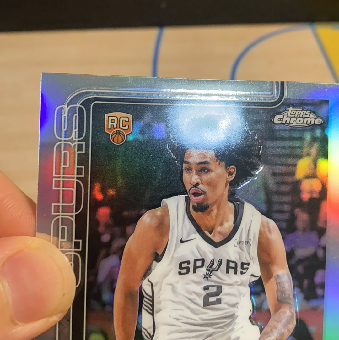 2025-26 Topps Chrome Dylan Harper RC Topps chrome Tc 迪伦 哈珀 新秀 正银折 折射 #3 潜力新秀 卡品如图 凑套必备