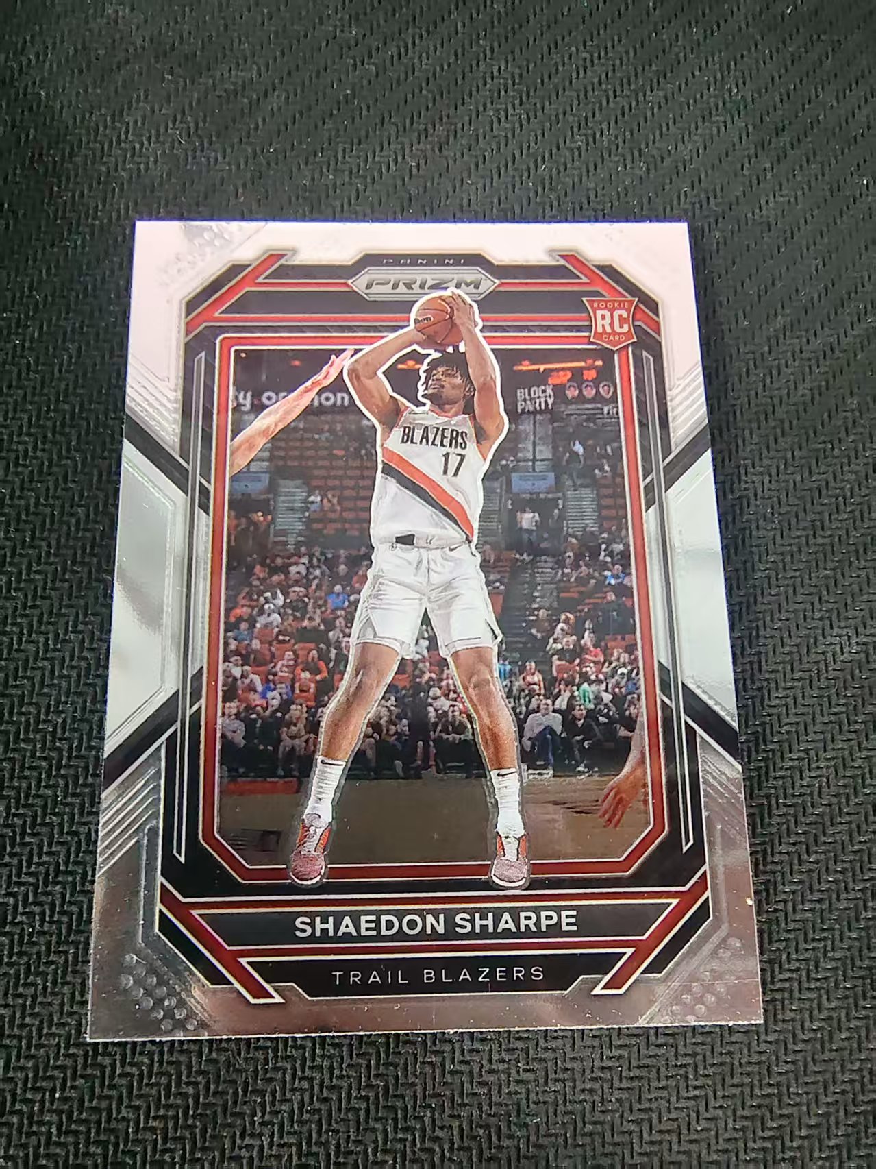 【可合并,不累计】2022-23 panini prizm shaedon sharpe 开拓者 谢登 夏普 新秀 rc PZ 划痕 边角微瑕 介意勿拍 #250