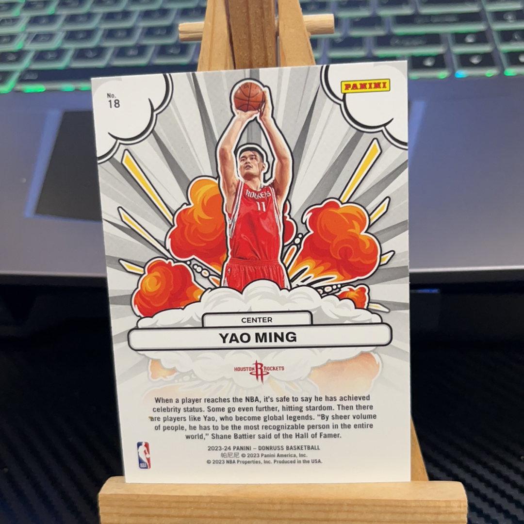 2023-24 Panini Donruss Yao Ming 姚明 火箭 特卡 杜蕾斯系列 卡品如图 凑图必备 值得收藏!免费代卖!