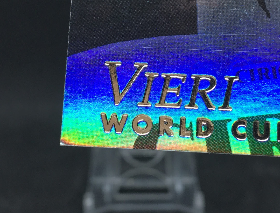 【DC拍卖】11.01 小科比 MERLIN SERIE A 99 意甲系列 稀有大比例世界杯巨星特卡 实卡美如画 意甲豪门国际米兰队名宿 锋线大将 克里斯蒂安 维耶里(微瑕)