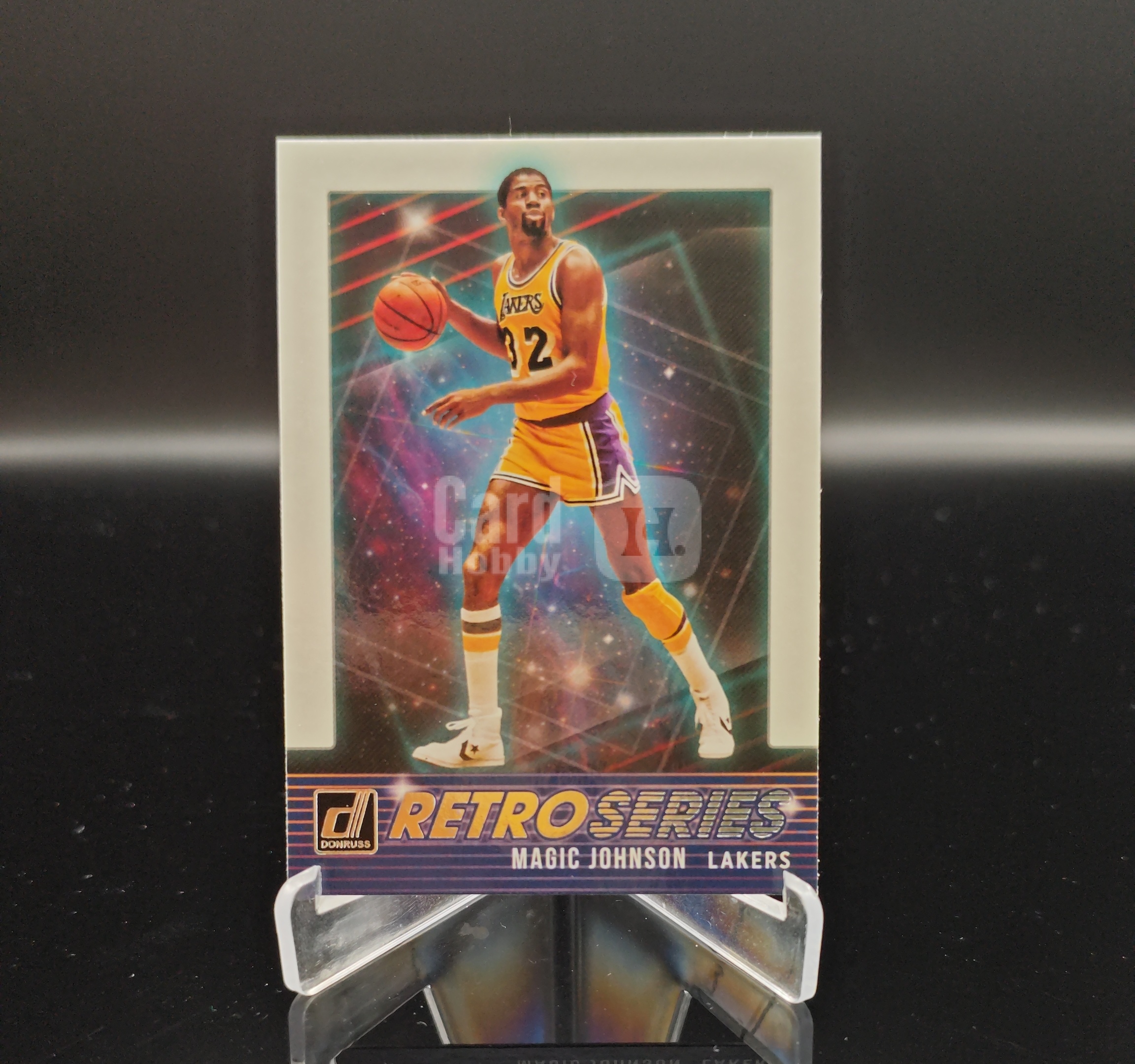 2021-22 Panini Donruss Magic Johnson #6 帕尼尼 杜蕾斯 魔术师 约翰逊 湖人传奇 洛杉矶湖人 卡品如图