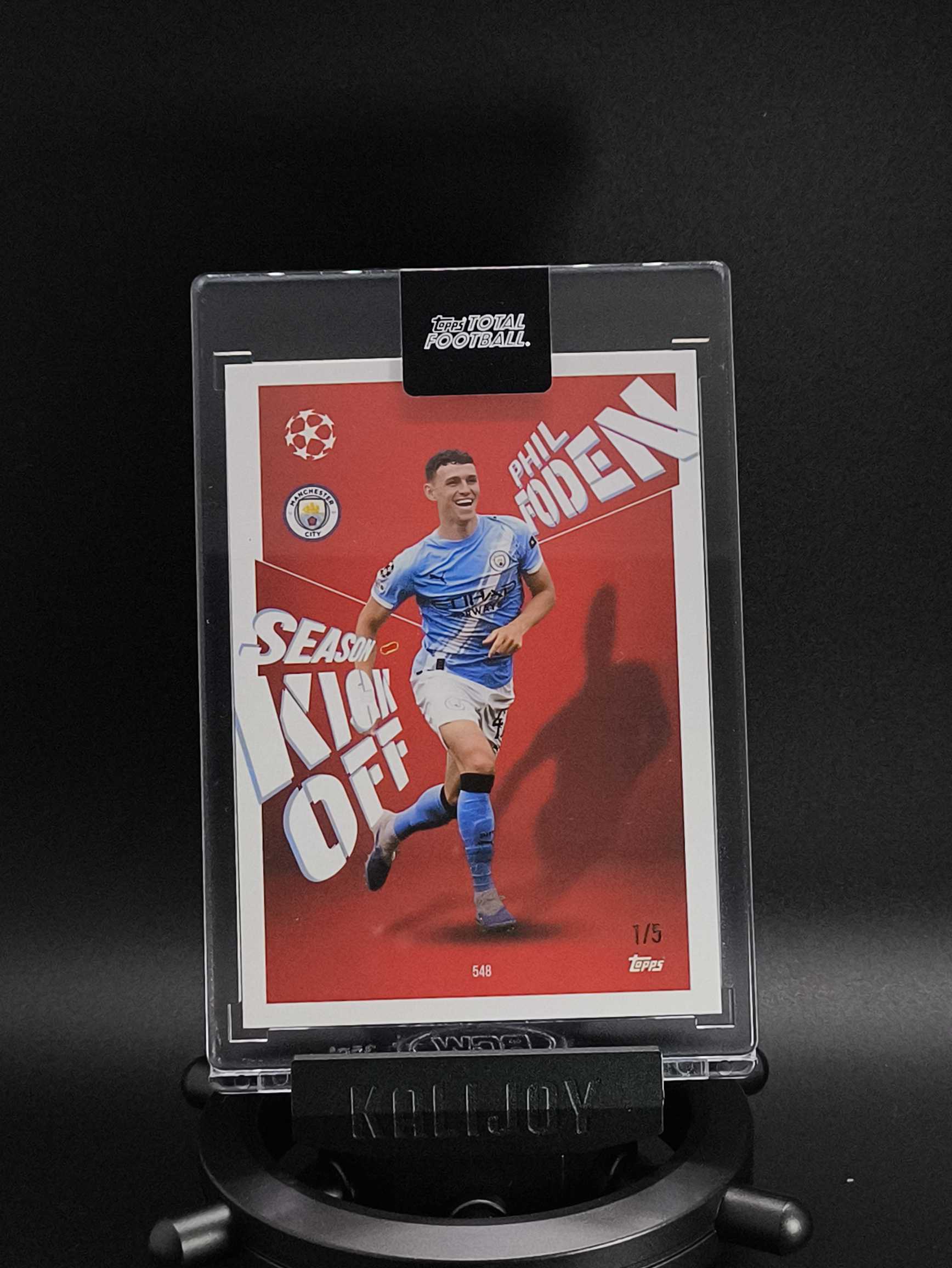 2025-26 Topps Total Football Phil Foden 菲尔·福登 福登 曼彻斯特城 曼城 英格兰 1/5编 首编 TTF 原封砖