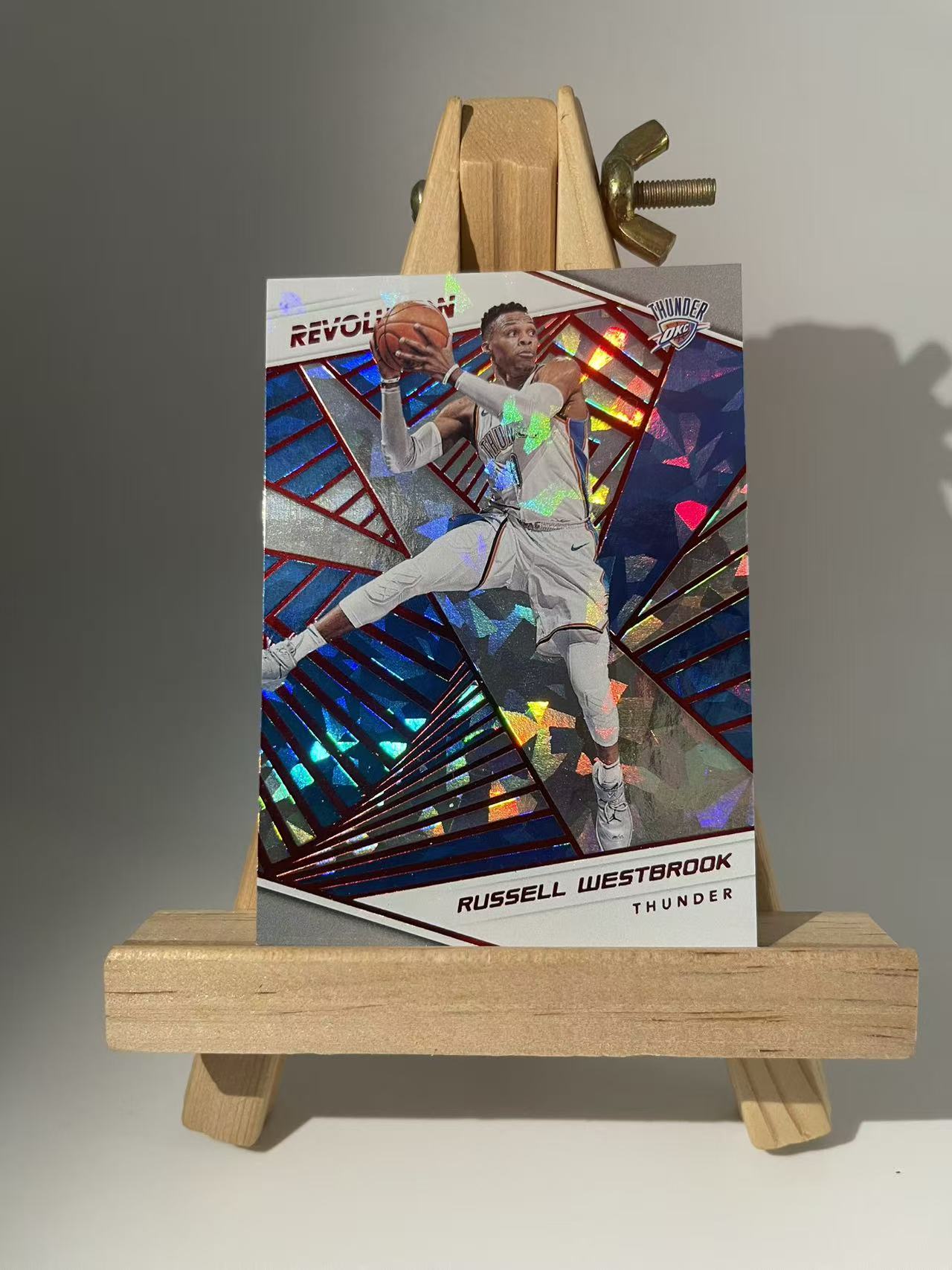 2018-19 Panini Revolution Russell Westbrook 雷霆 威斯布鲁克 威少 特卡 折射 碎冰 实卡超帅!