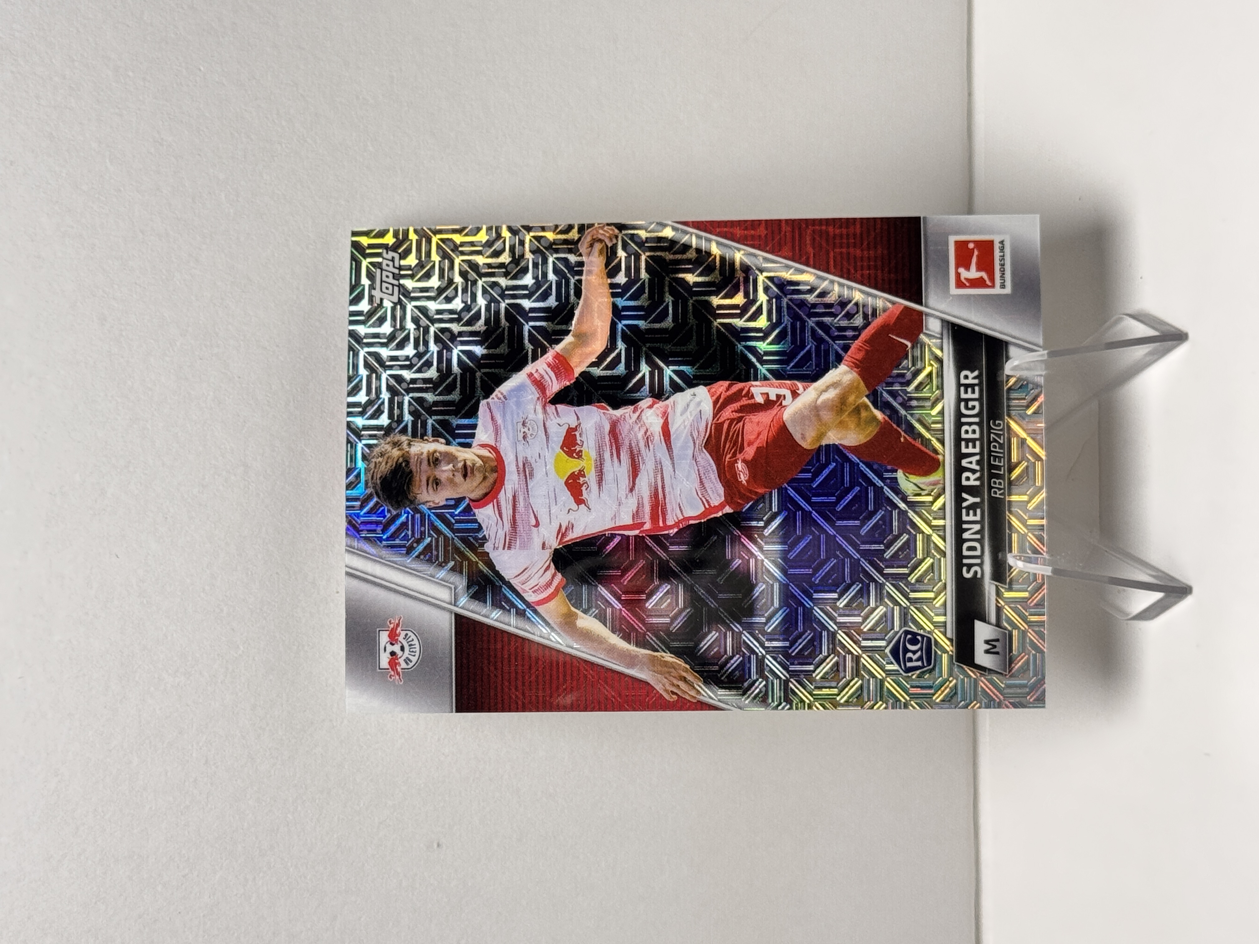 2022 Topps Chrome Sidney Raebiger RC 德甲tc 日版 樱花 西德尼 雷比格 莱比锡红牛 新秀 银mojo折 折射 实卡精美 收藏必备 卡品如图【星爷代拍】D3-1