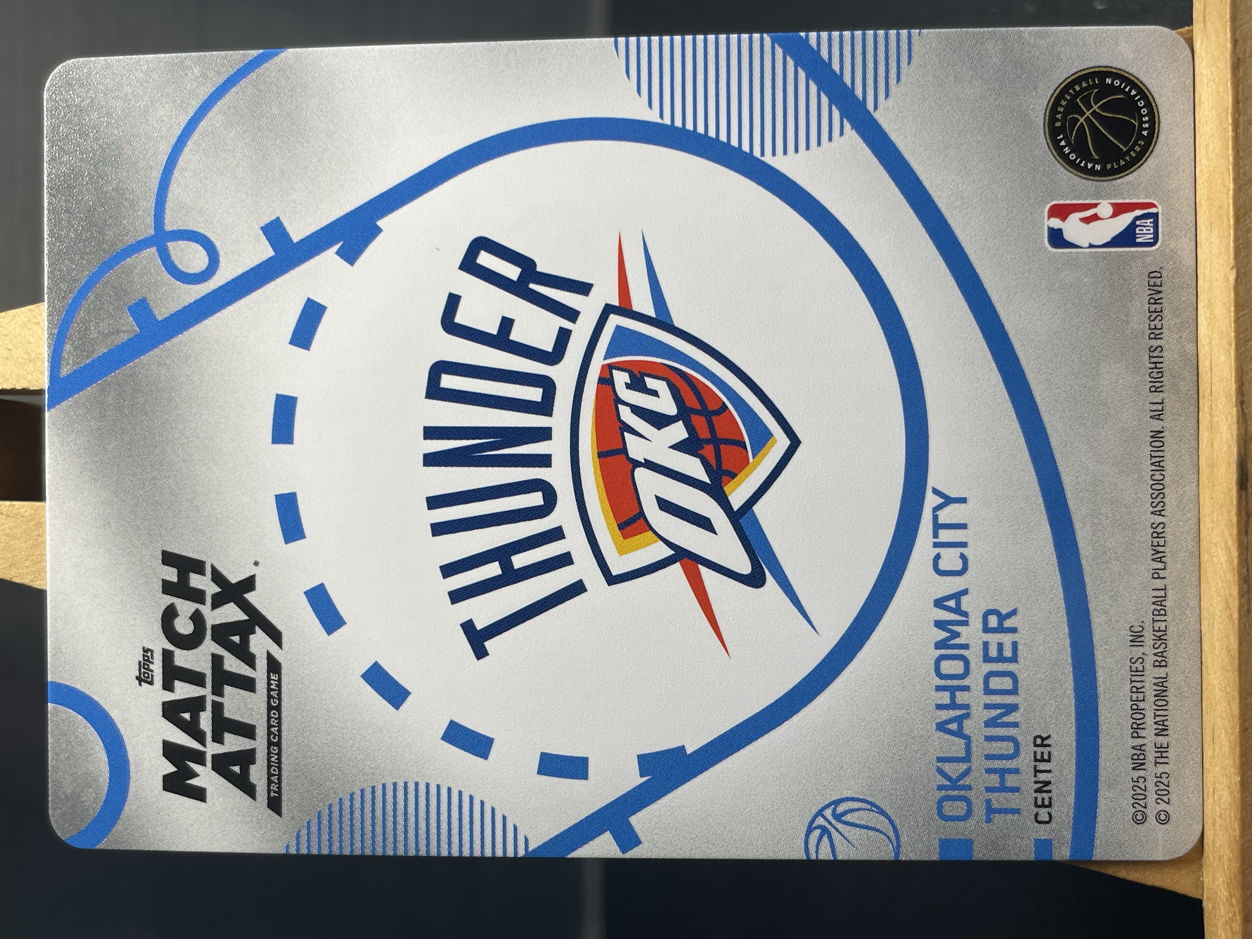 (T3) 2025 TOPPS 折射 切特 霍姆格伦 雷霆 实卡好看 收藏凑套必备 卡品如图!!!