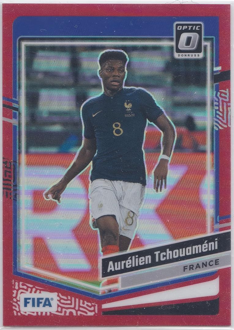 2023-24 Panini Donruss Aurelien Tchouameni #19 杜蕾斯 O版 法国 皇马 红折 楚阿梅尼 带编299/60