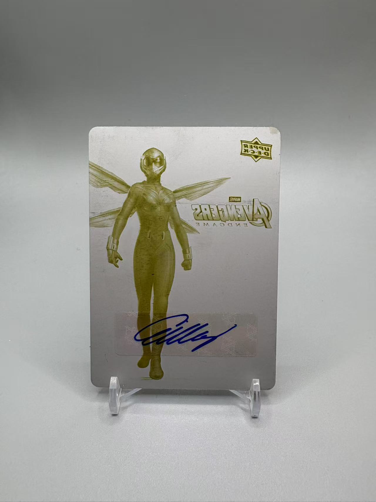 2025 Upper Deck Marvel (MCU) wasp UD 漫威 黄蜂女 1/1 1of1 签字 演员签 模板 模板签 模版 ...