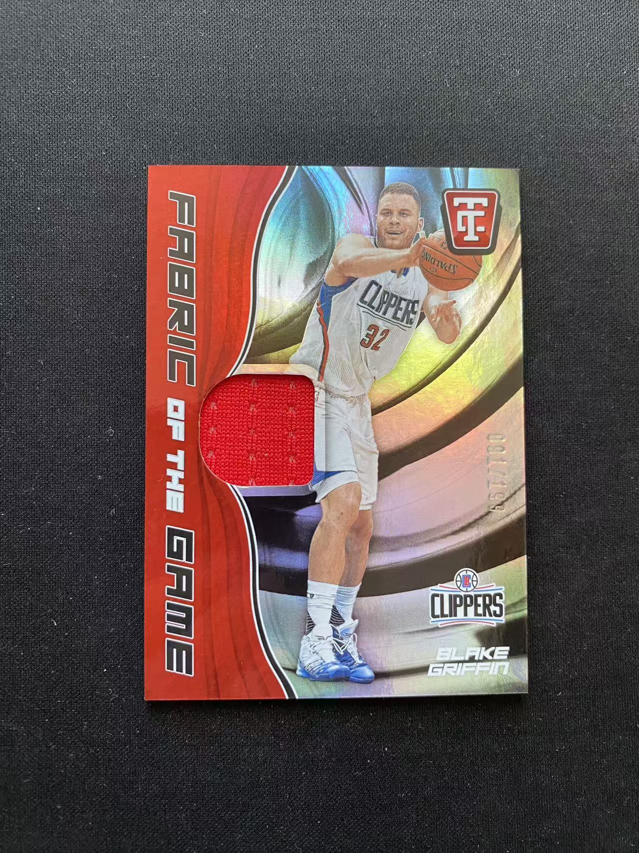 2017-18 Panini Certified Blake Griffin 卫生巾系列 快船 布雷克格里芬 球衣 199编【king#27】瑕疵如图