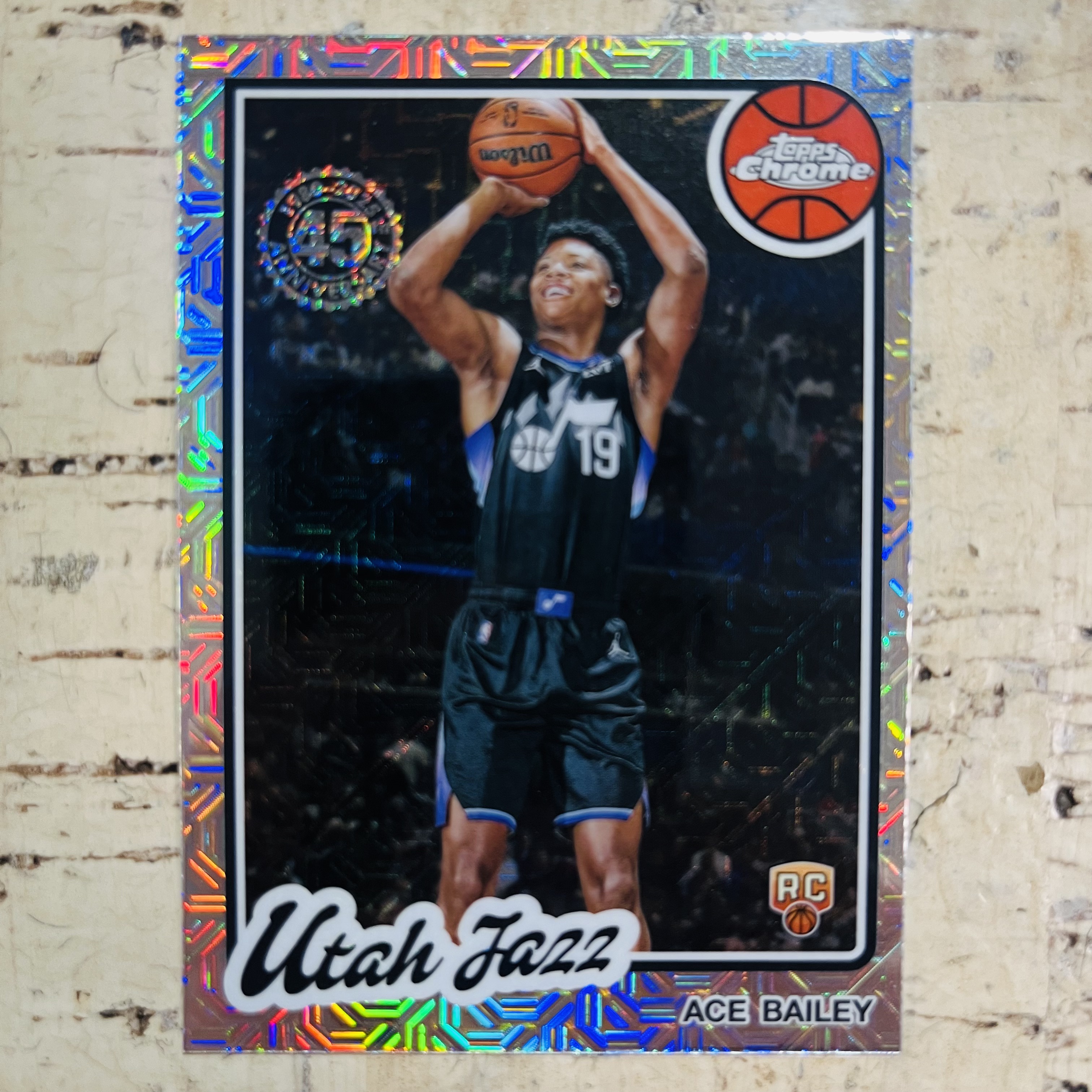 2025-26 Topps Flagship ACE Bailey RC 新秀 爵士 艾斯 贝利 银迷宫折 mojo折 第5张 45周年 chrome 复古特卡【小卡迷拍卖 可累积半年】