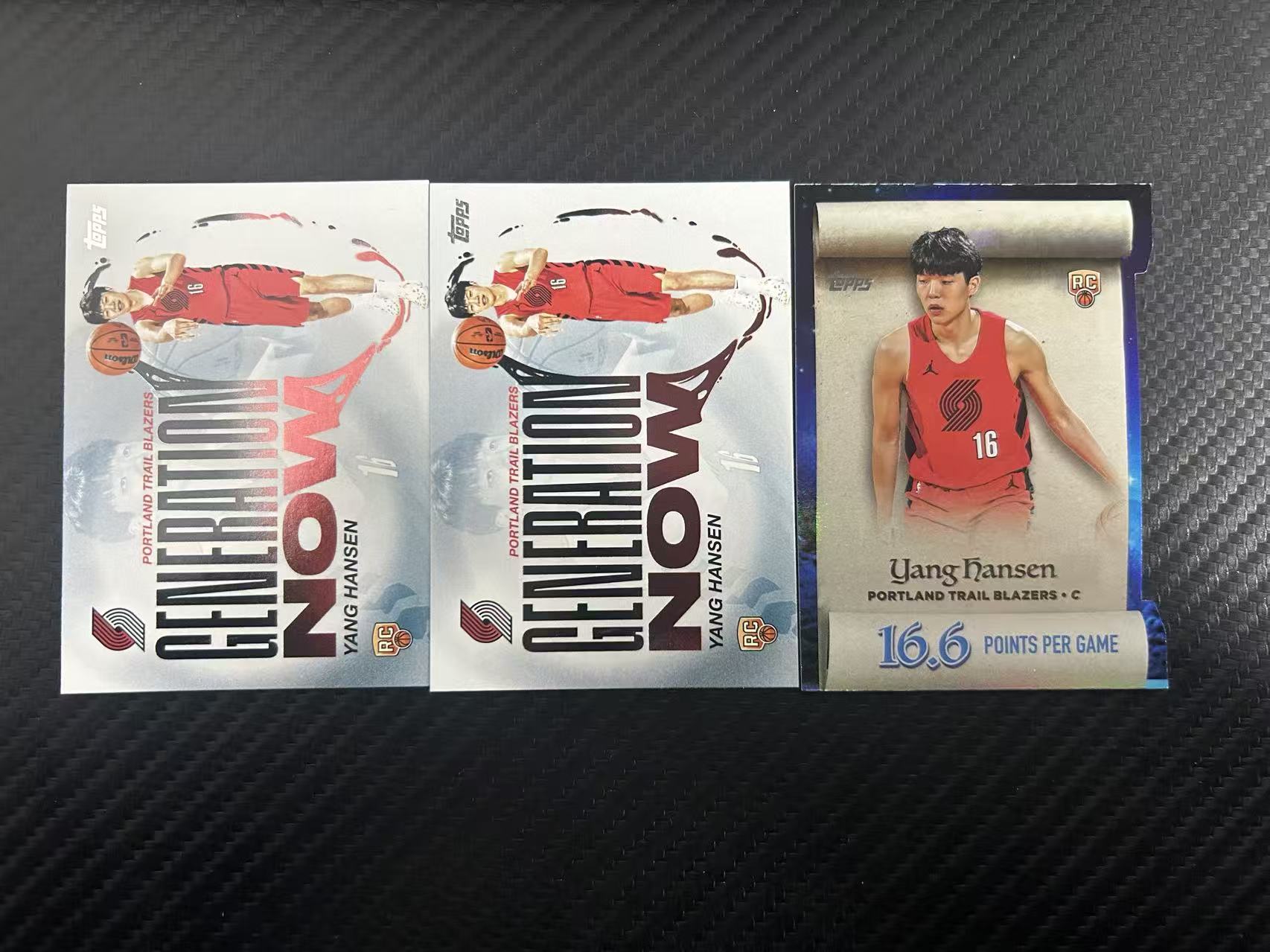 2025 Topps Topps/NBA Starting 5 杨瀚森 RC 【灯灯拍卡】TOPPS 杨瀚森 3张特卡 异型 国人之光 好人 收藏必备【LSY】