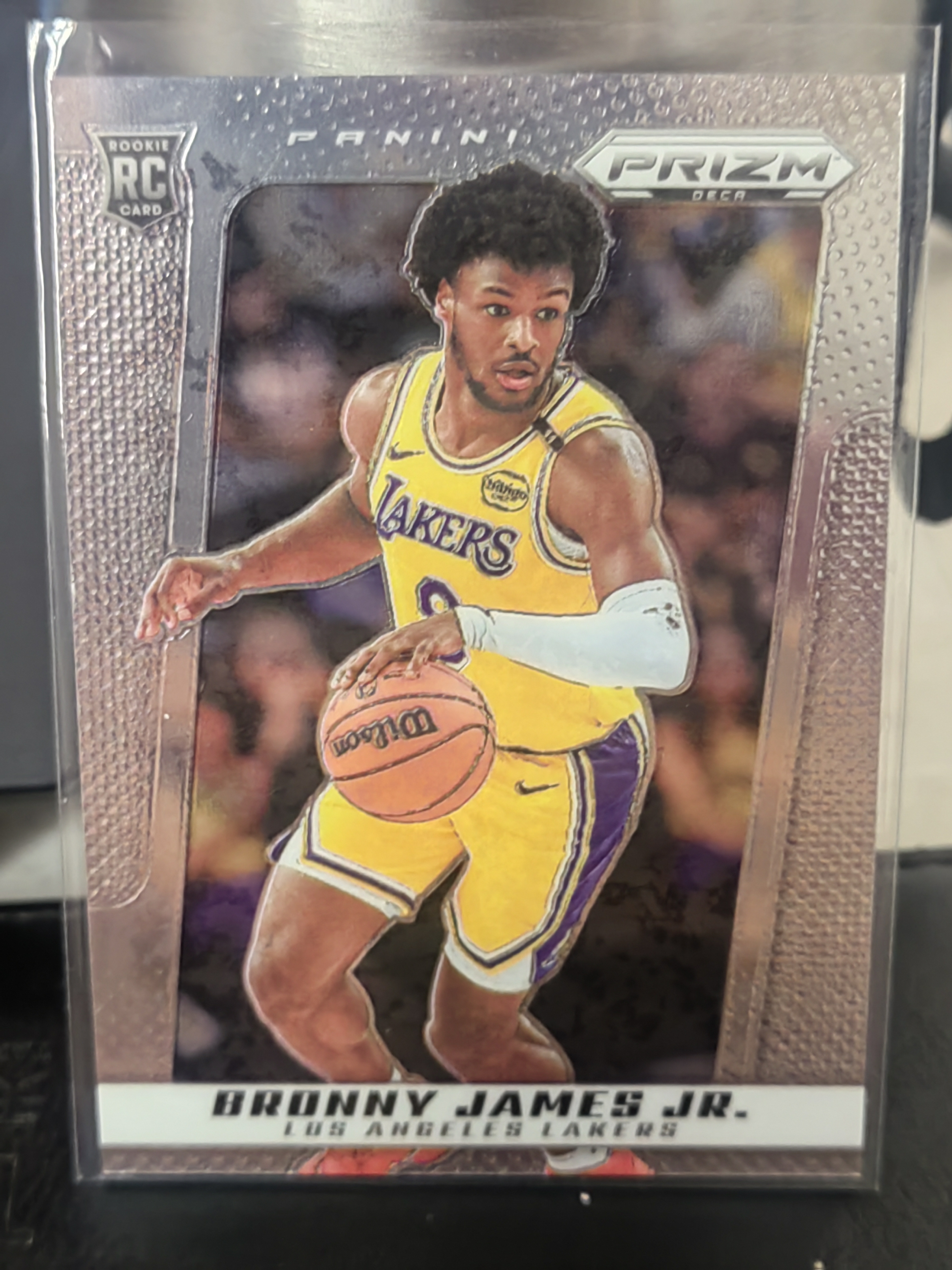 2024-25 Panini Prizm Deca Bronny James Jr. RC PZ 新秀 詹姆斯 布朗尼 湖人 小鱼 白边白角 不保卡品 卡品如图