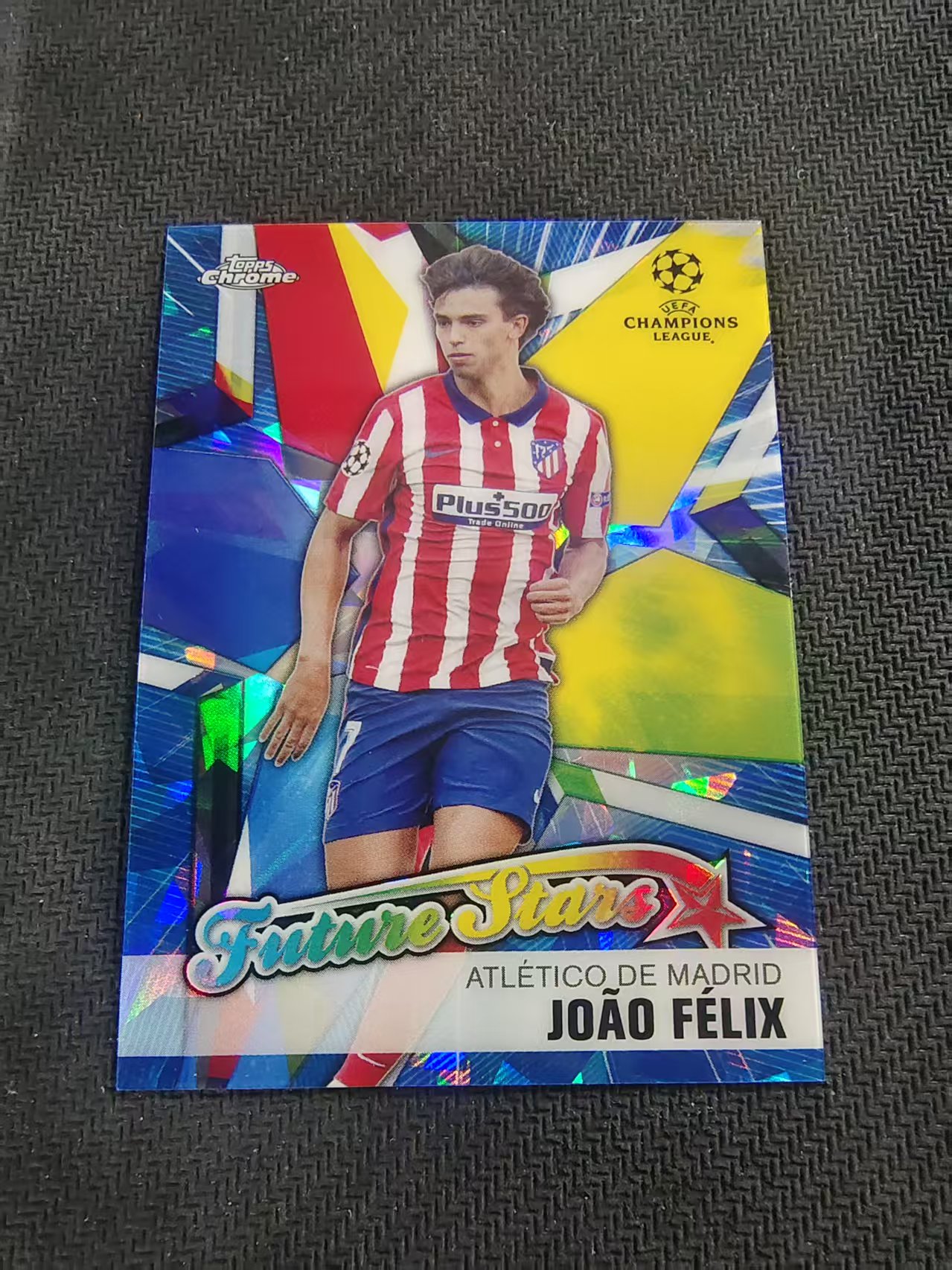 【可合并,不累计】2021 Topps Chrome Joao Felix 欧冠 蓝宝石 马竞 菲利克斯 未来之星特卡 碎冰折