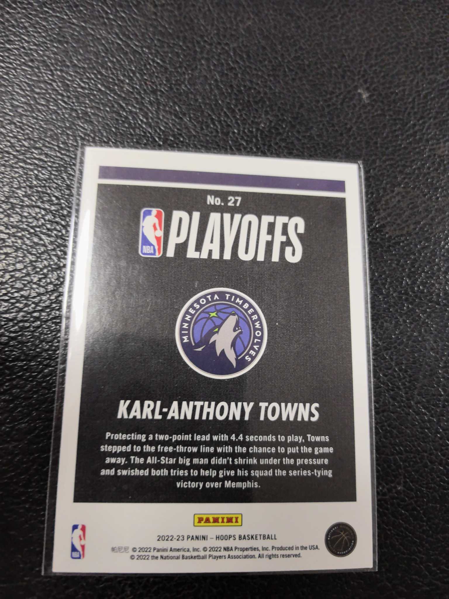 2022-23 唐斯 2022编 冠军之路 森林狼 hoops 12-6