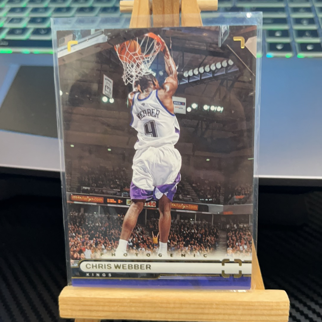 2022-23 Panini PaniniPhotoGenicNBA Chris Webber 克里斯 韦伯 国王 上镜系列 卡品如图 瑕疵看图 凑图必备 值得收藏!