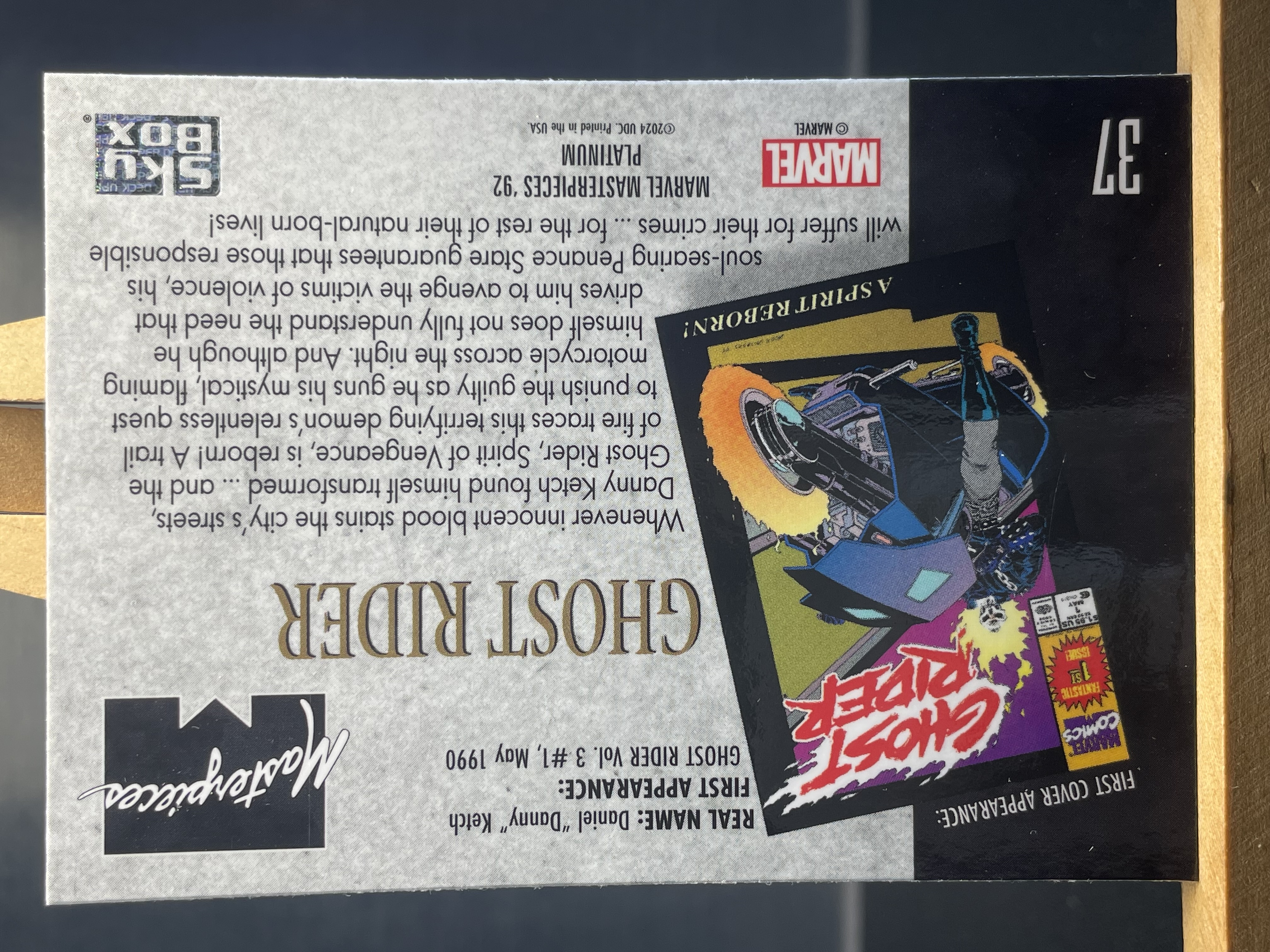 (C4) 2024 SKYBOX Marvel BASE 恶灵骑士 收藏必备 卡品如图! ! !