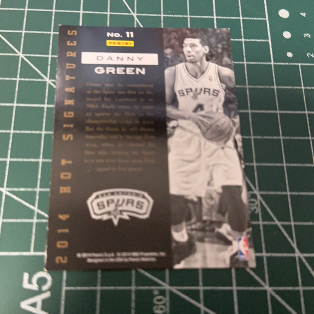 2014-15 Panini Americana Danny Green S.p.a.丹尼格林 金签卡 签名 签字 烫金印签 十年老卡 绝版卡 稀有大比例