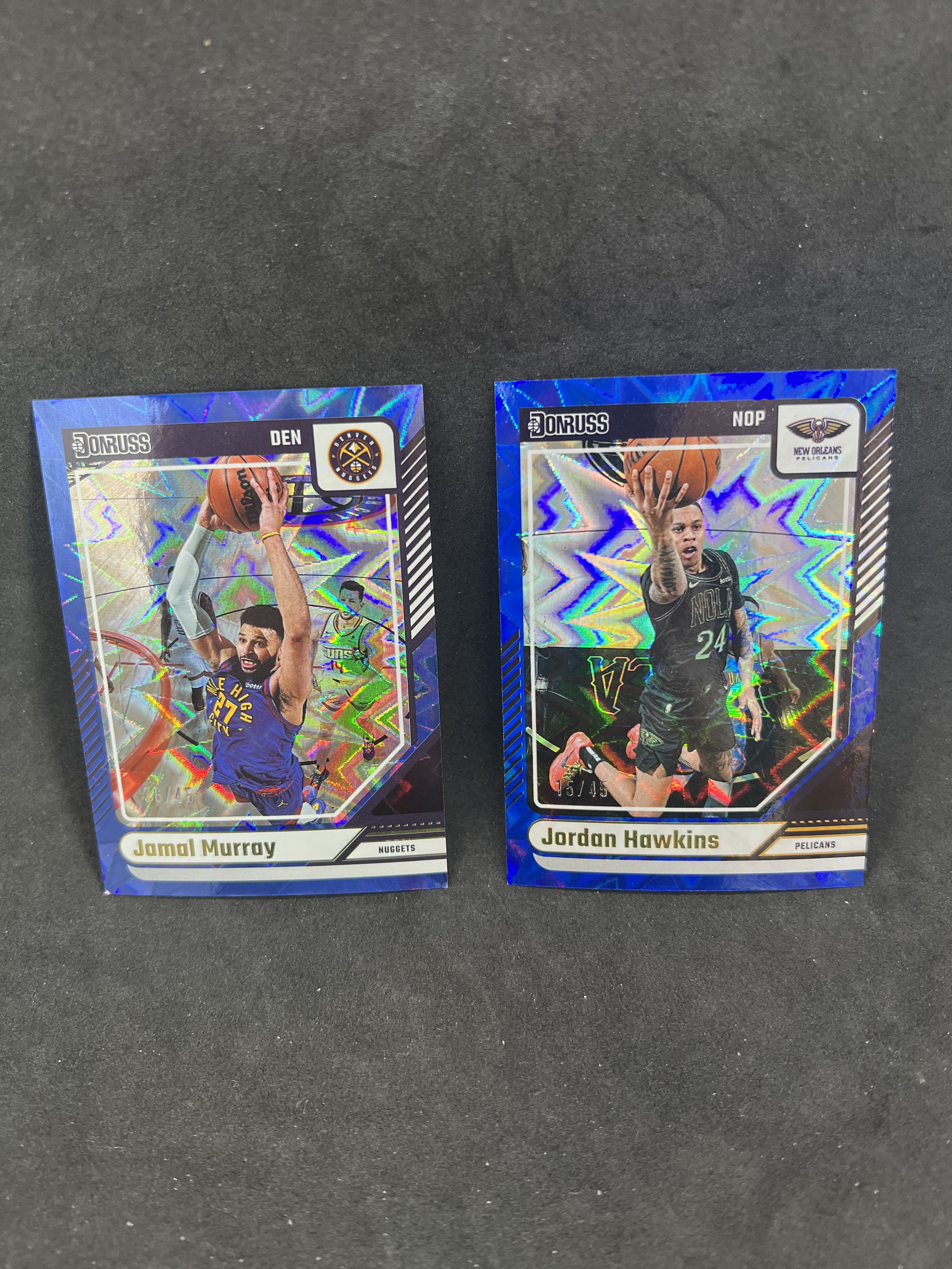 【赛卡代卖】 24-25 PANINI DONRUSS 穆雷 霍金斯 2张 /45编 蓝爆炸 镭射 折射 核心 热门 带编 专收 性价比 打包 1118K14