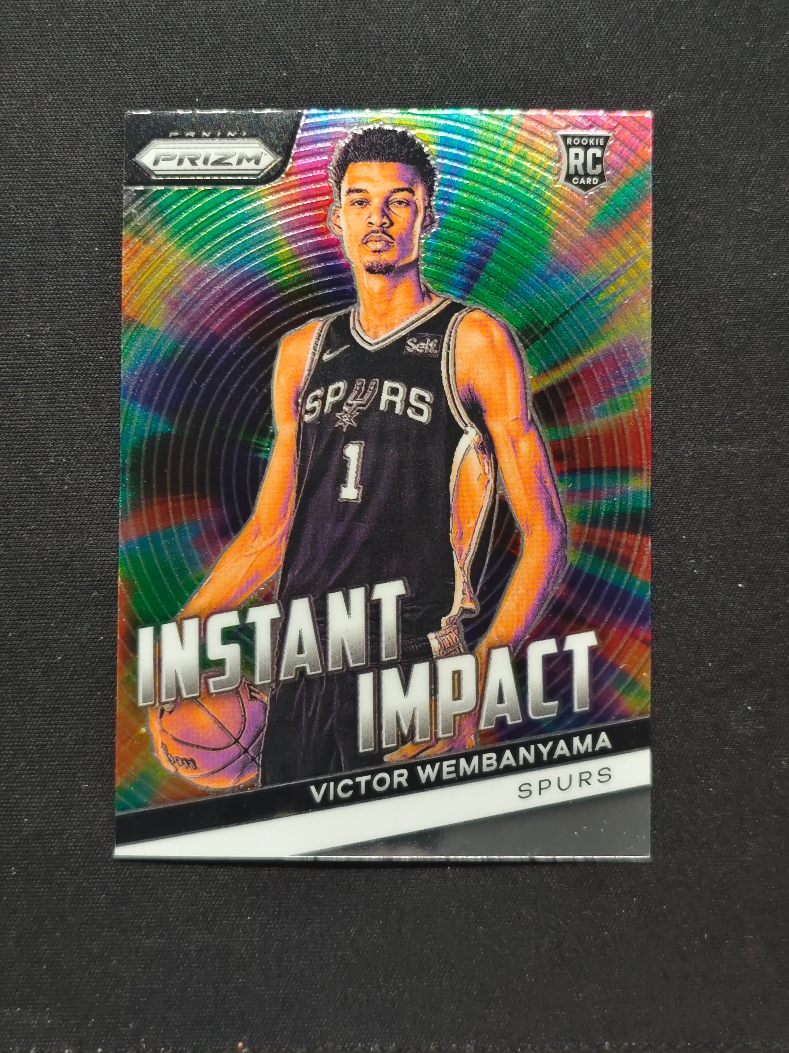 2023-24 Panini Prizm Victor Wembanyama 【芒果拍卖】PZ 马刺 新秀 文班亚马 特卡 #1125耿鬼3