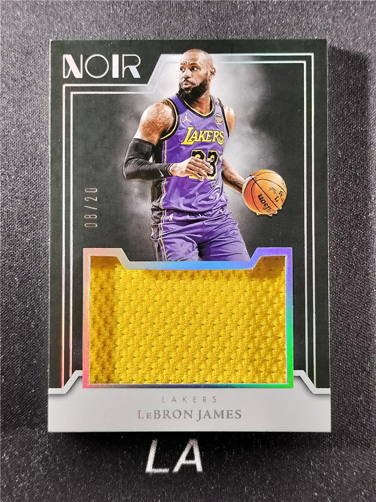 Carte Panini Black 2023-24 LeBron James Prequel Memorabilia /99 - Patch Avec Relique