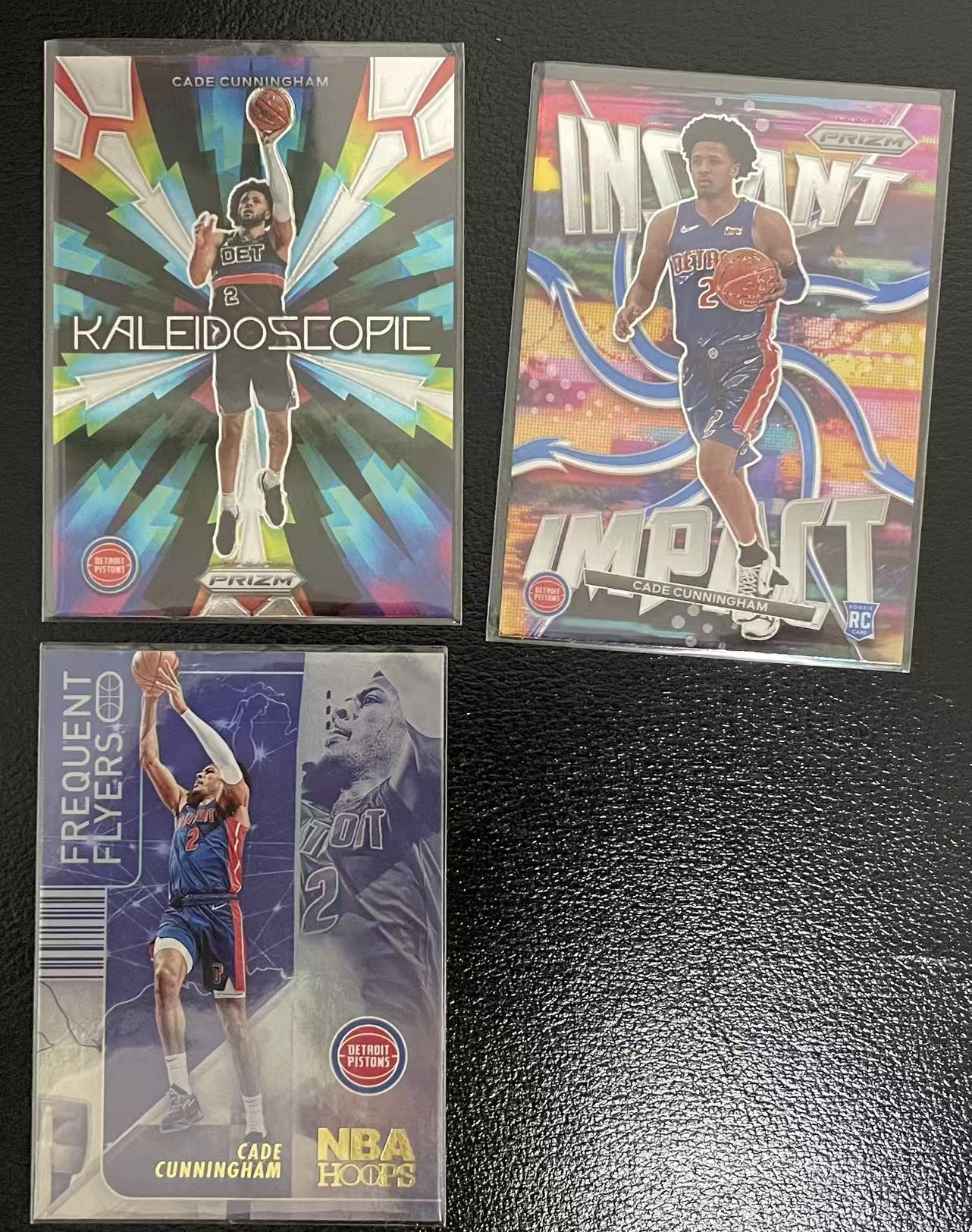 2024-25 Panini Prizm Cade Cunningham 活塞 凯德 康宁汉姆 坎宁安 特卡 lot3张 卡品如图(苹果)