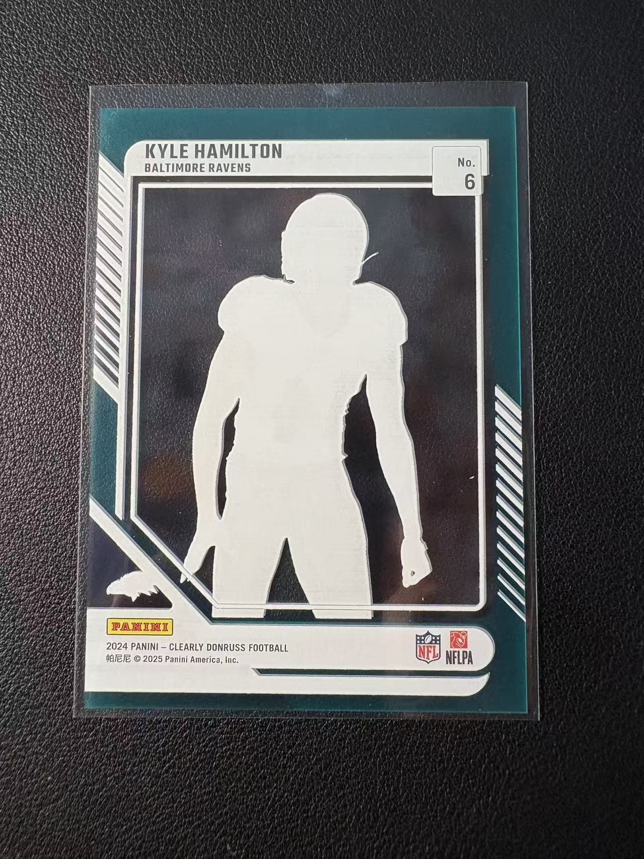 2024 Panini Donruss Kyle Hamilton 凯尔 汉密尔顿 杜蕾斯 绿胶片 base 微瑕 选图美丽 专收必备 N4