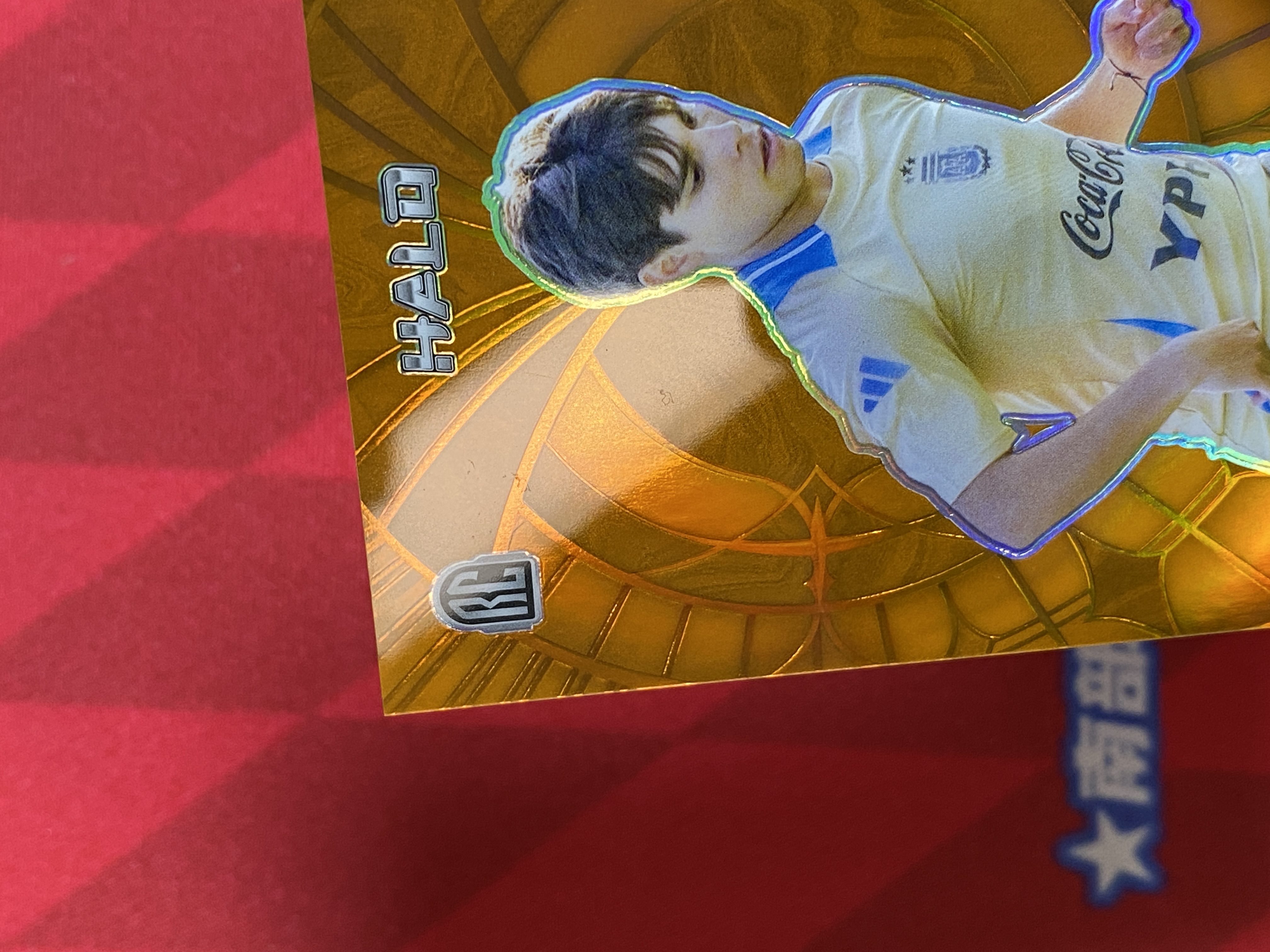 2025 Herock Halo Benja Domínguez RC 新秀 本哈 多明格斯 阿根廷 河床一线队 5/49编 Base 橙折 闹翻天 阿根廷队盒 瑕疵如图【南部之星】kyx