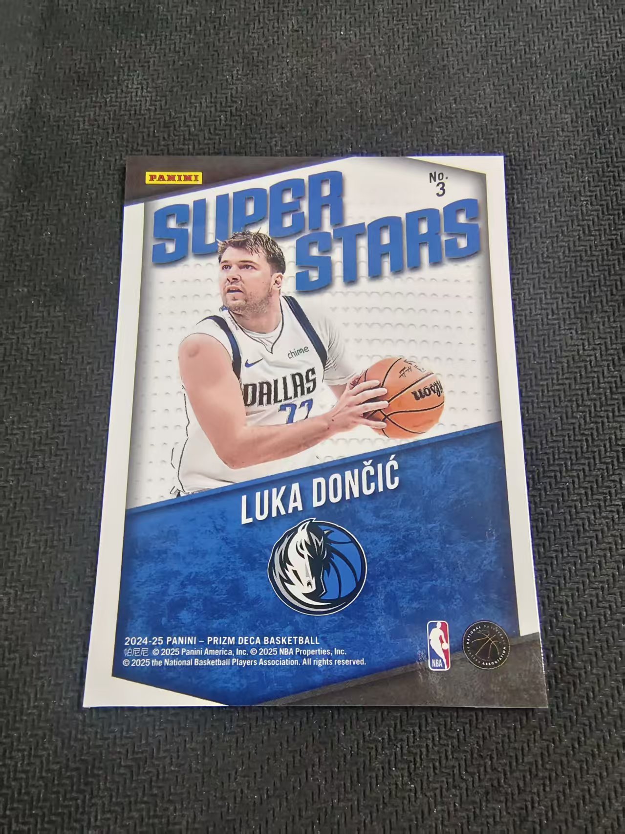 【可合并,不累计】2024-25 Panini prizm deca Luka Doncic PZ 复古 复刻 卢卡 东契奇 077 东77 独行侠 特卡 划痕 边角瑕疵 #3