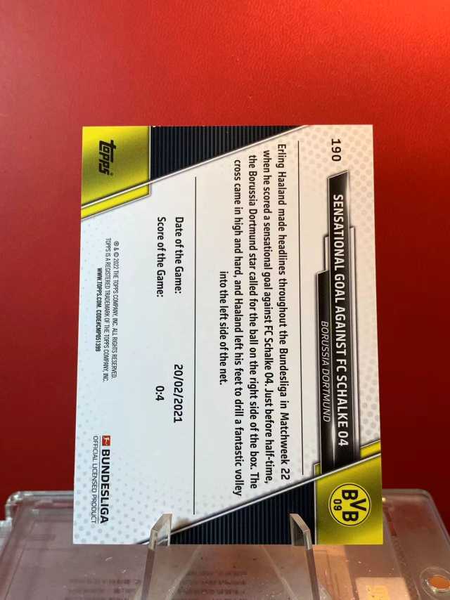 (老末精品代拍) E26 2022 Topps company Inc Erling Haaland 埃尔林 哈兰德 魔人布欧 多特蒙德 凑套必备