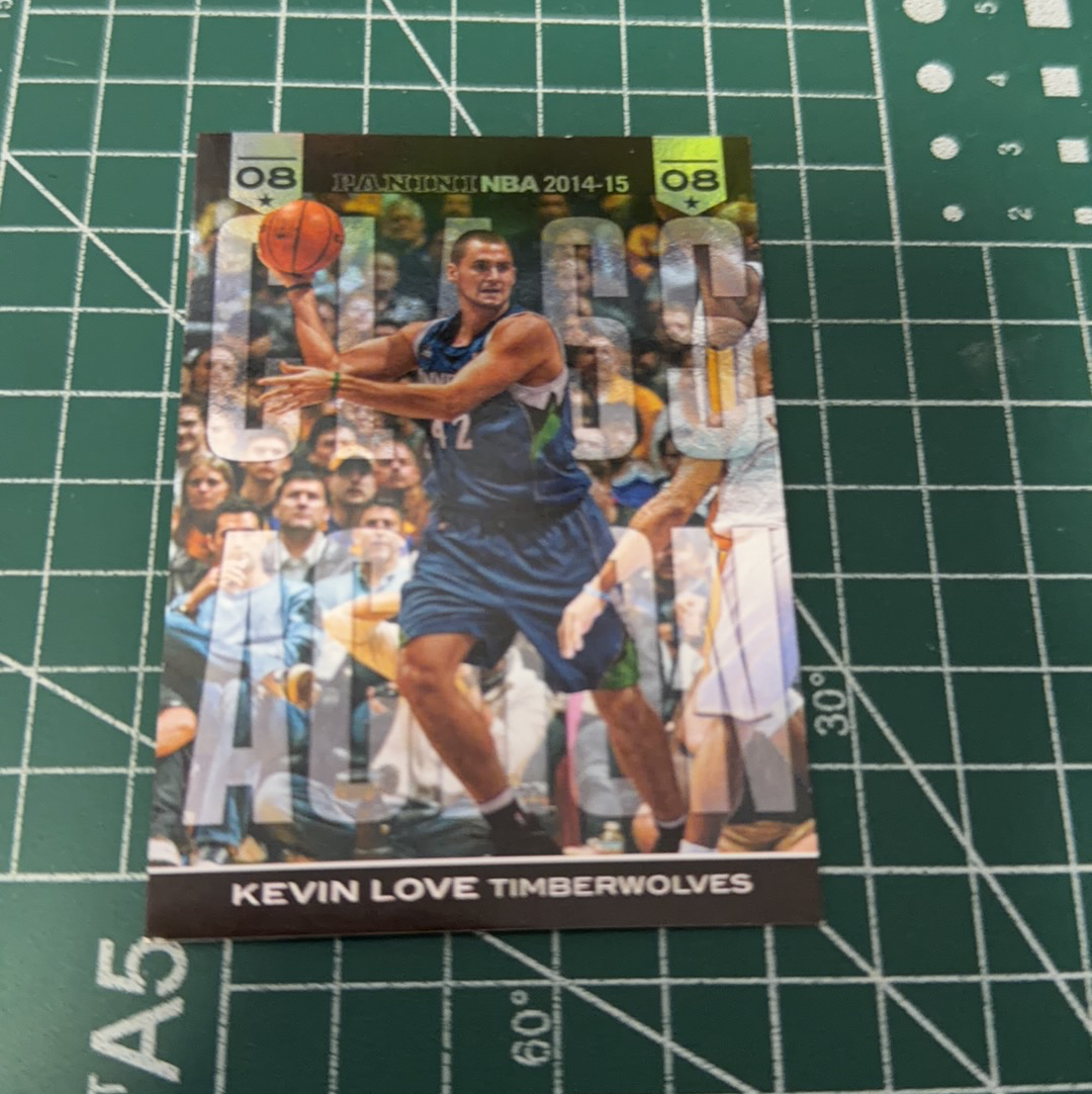 2014-15 Panini Americana Kevin Love S.p.a. 凯文乐福 爱神 特卡 闪卡 08年新秀选图 十年老卡 绝版卡 稀有大比例 class