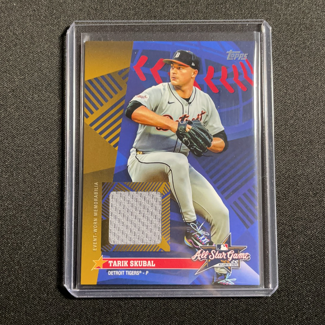 2025 Topps Update Tarik Skubal 斯库巴尔 老虎 赛扬 CY 三冠王 全明星球衣 GU 50编【pocky】