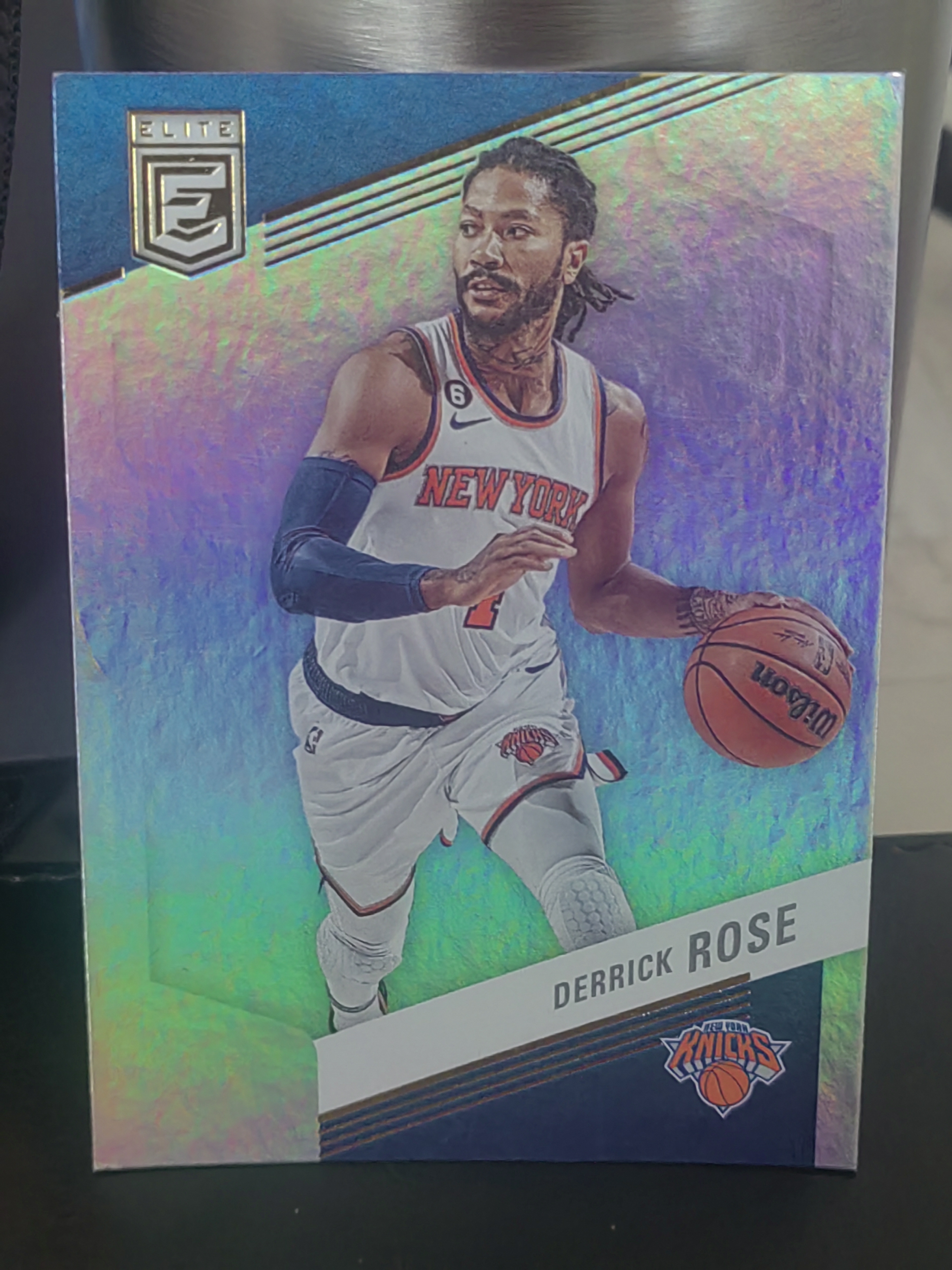2022-23 Panini Donruss Elite Derrick Rose 精英 德里克 罗斯 风城玫瑰 尼克斯 篮 白边白角 不保卡品 卡品如图