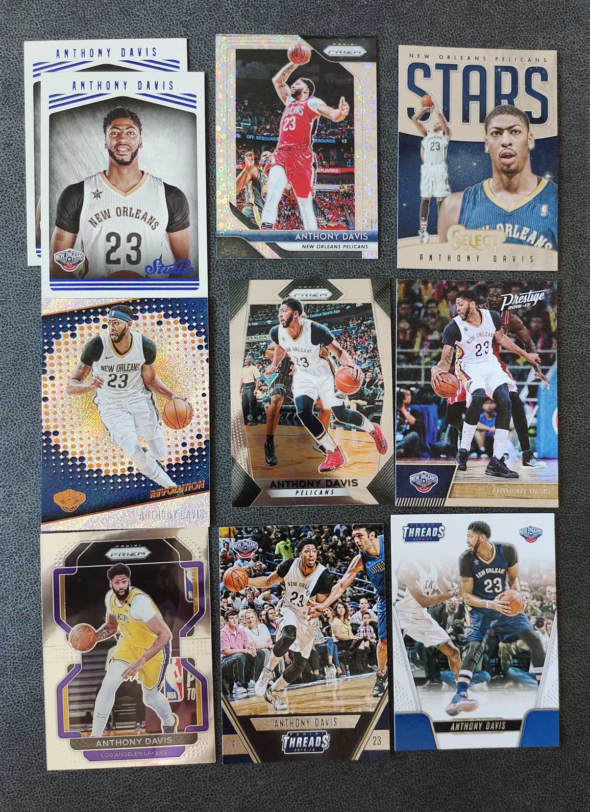 新奥尔良 黄蜂队 安东尼 戴维斯 Anthony Davis 浓眉哥 2012-13 marquee新秀卡带队 有点厚 有白边 10张打包 卡品如图