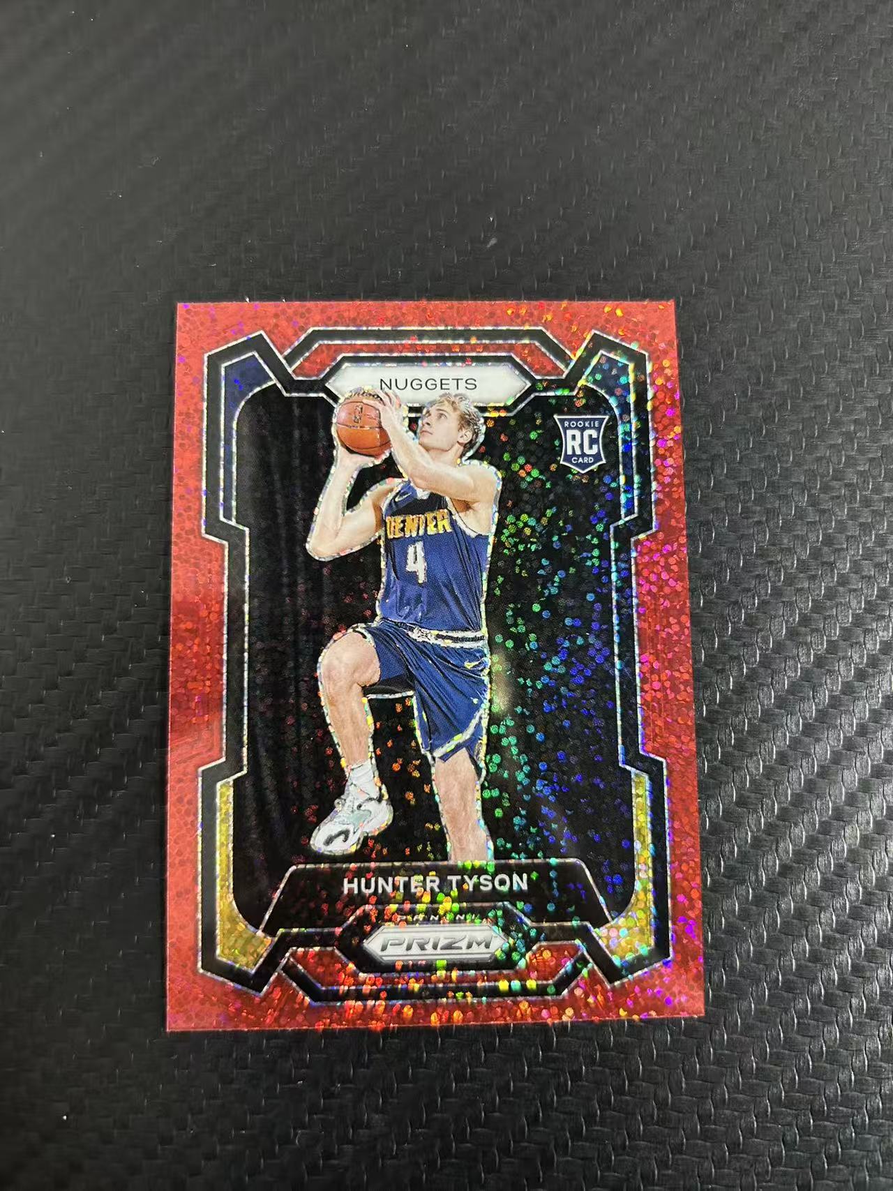 2023-24 Panini Prizm Hunter Tyson RC #171【灯灯拍卡】 新秀年 RC PZ 丹佛掘金 亨特泰森 圈圈折 折射 潜力新星 收藏必备【CLOWN】