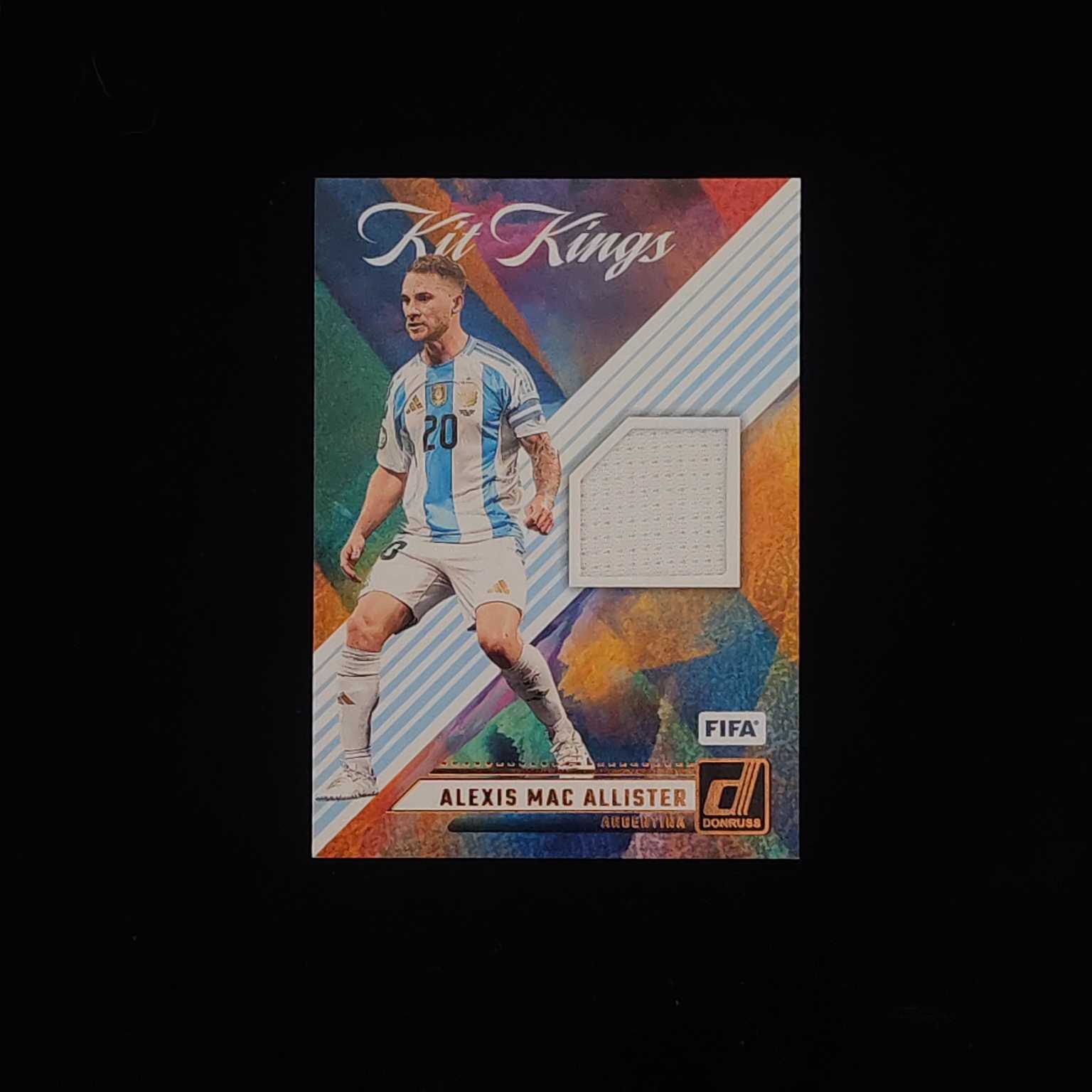 2024-25 Panini Donruss Alexis Mac Allister 杜蕾斯 阿根廷 麦卡利斯特 球衣物料切割 卡品如图 收藏必备 【才来-柱】