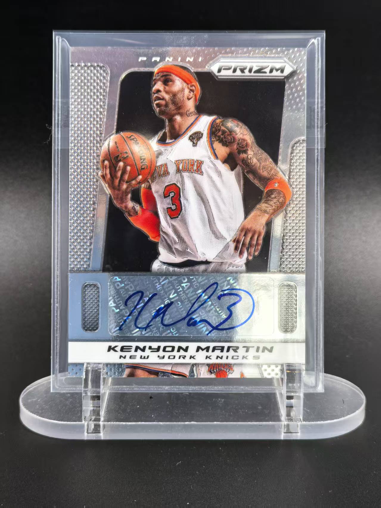2013-14 Panini Prizm Kenyon Martin #73 肯扬 马丁 尼克斯强力大前 签字