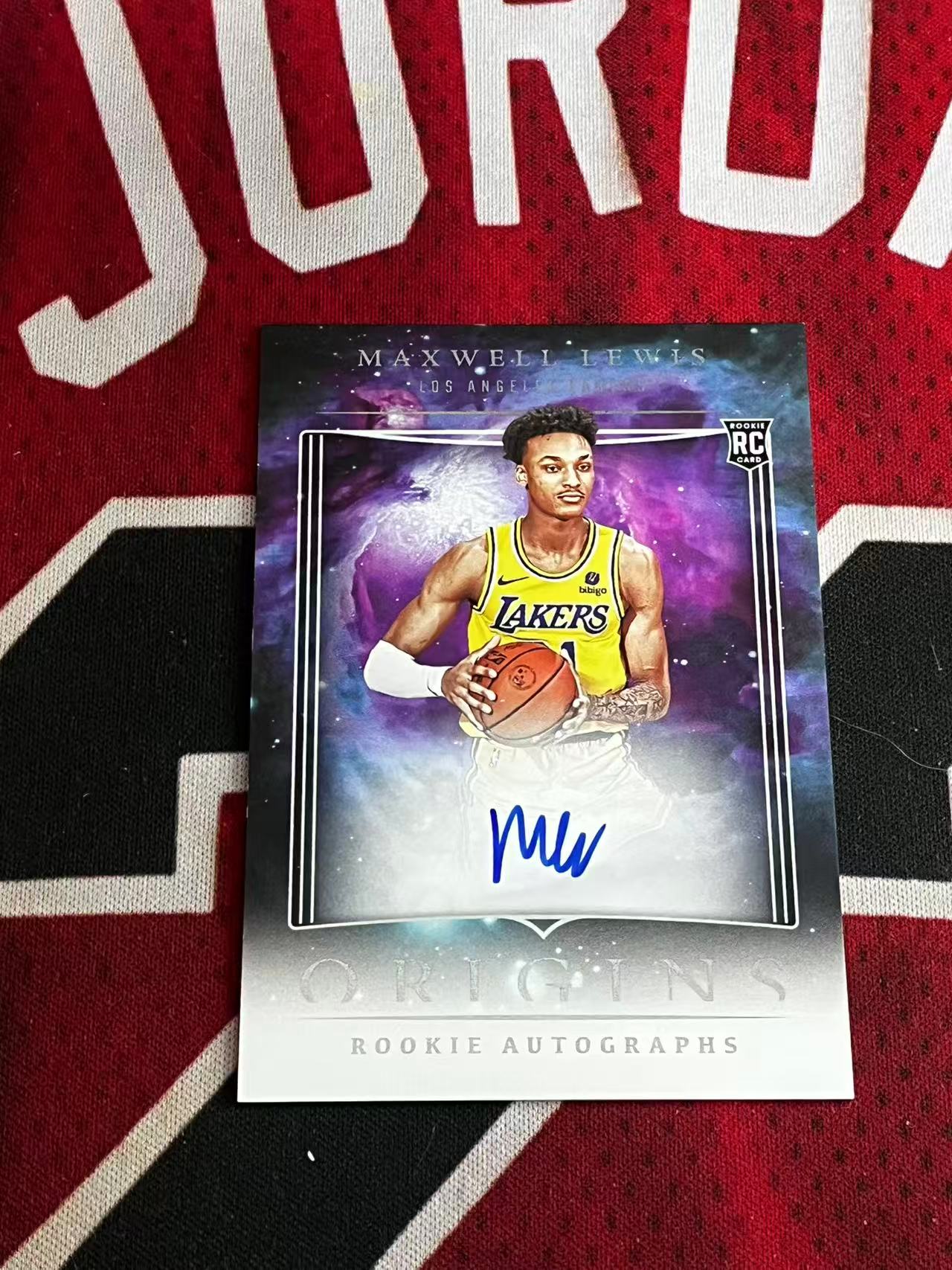 【接寄拍费率低至5%含卡淘手续费】2023-24 PANINI ORIGINS 起源系列 湖人 新秀RC 马克斯韦尔刘易斯 签字卡 卡签 专收凑套必备【烂臭嘴拍卖】
