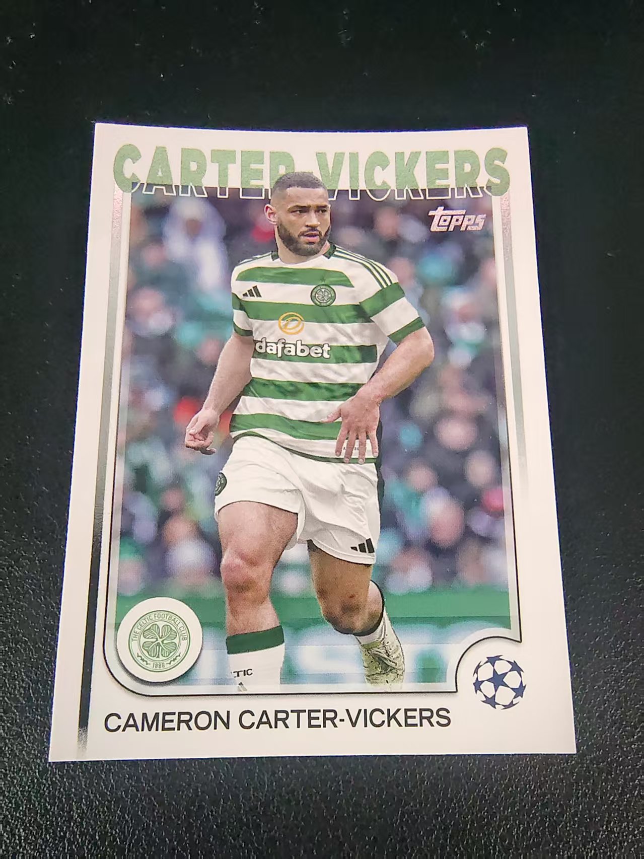 【可合并,不累计】2025 Topps UCC CAMERON CARTER-VICKERS 卡特·维克斯 凯尔特人 欧冠 划痕 边角瑕疵 #117
