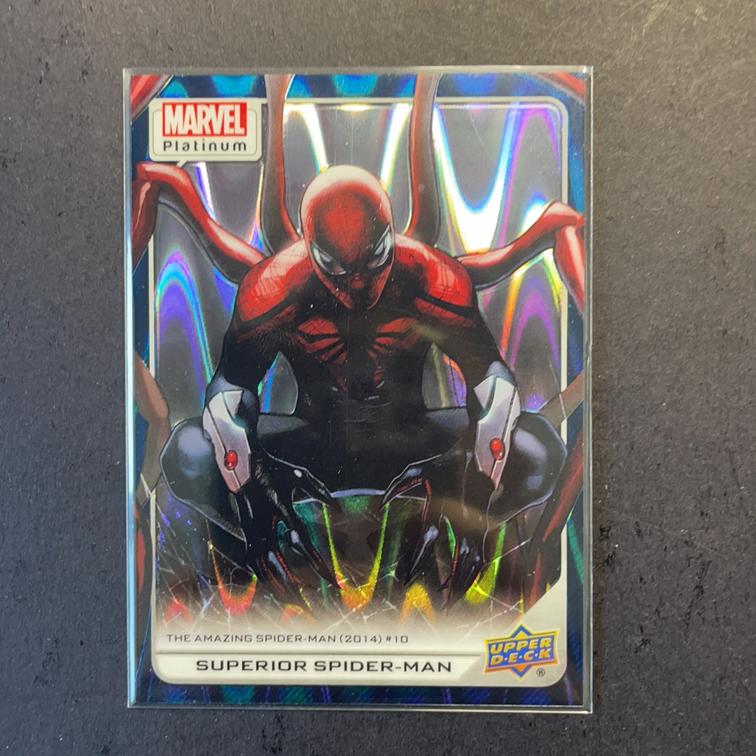 2025 Upper Deck Marvel (MCU) Platinum白金 究极蜘蛛侠 base青波纹折射799编 序号187 2024 UD漫威漫画铂金系列 UD折射元年绝版系列 粉条代拍