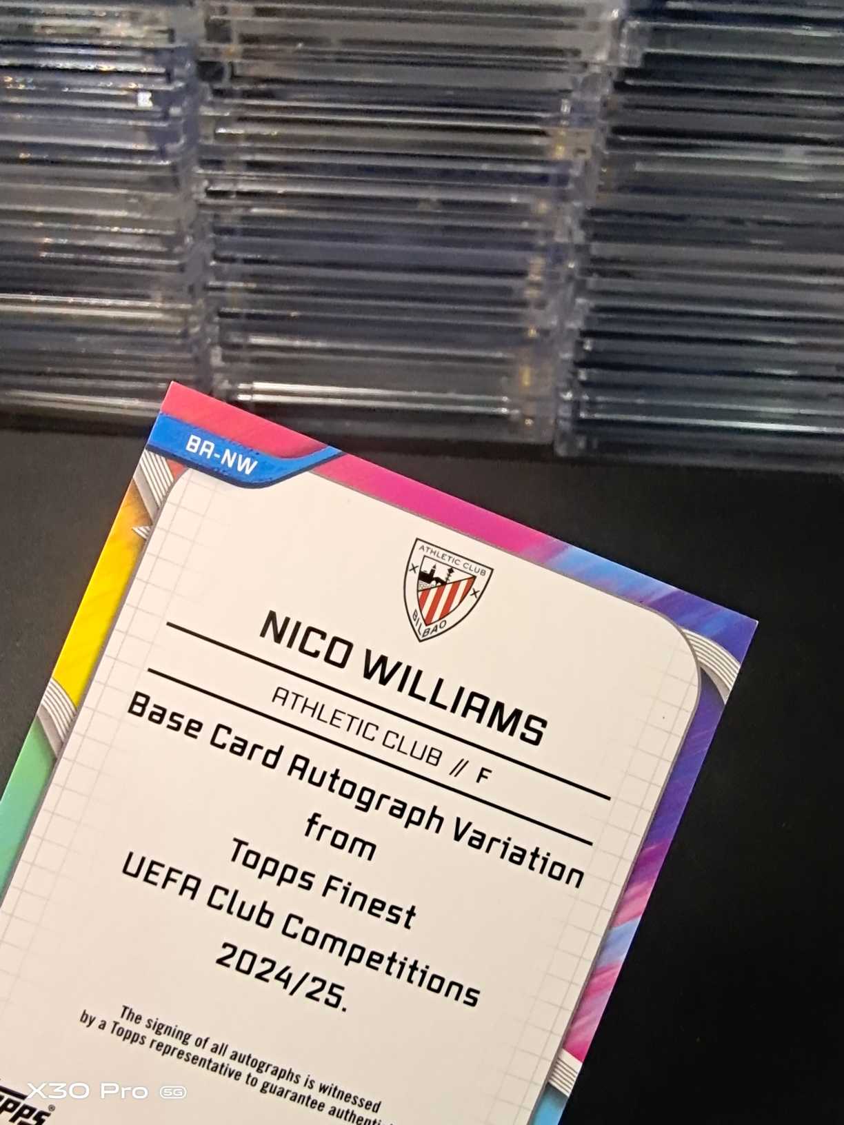 【小加速拍】尼科 威廉姆斯 199限量 签字 折射 Sign Topps 欧联 毕尔巴鄂 西班牙 Nico Williams