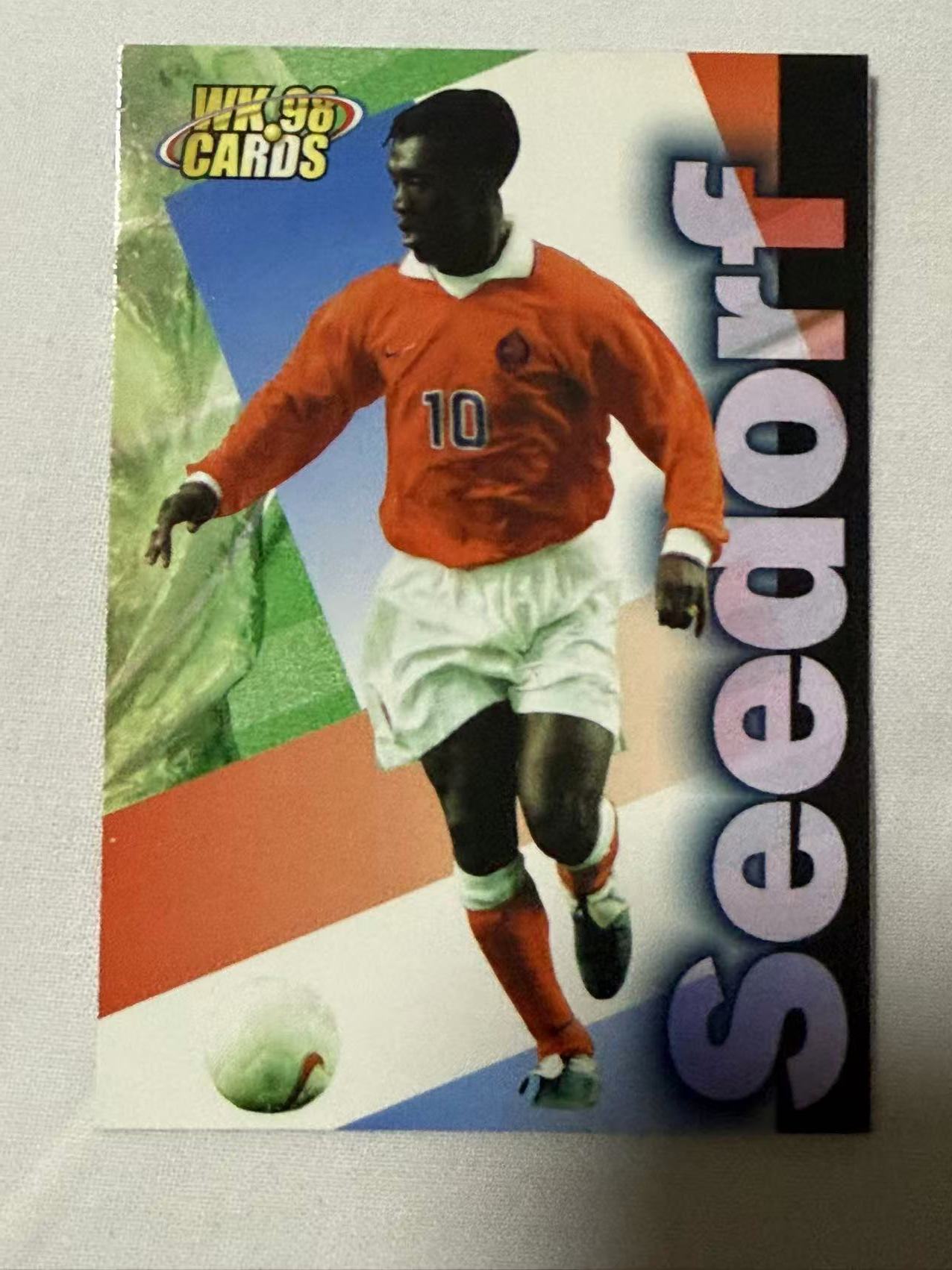 1996 Panini 荷兰国家队 Clarence Seedorf 【mxn拍卖】西多夫 29年老卡 荷兰 AC米兰 国际米兰 皇马 阿贾克斯 桑普多利亚 不发到付