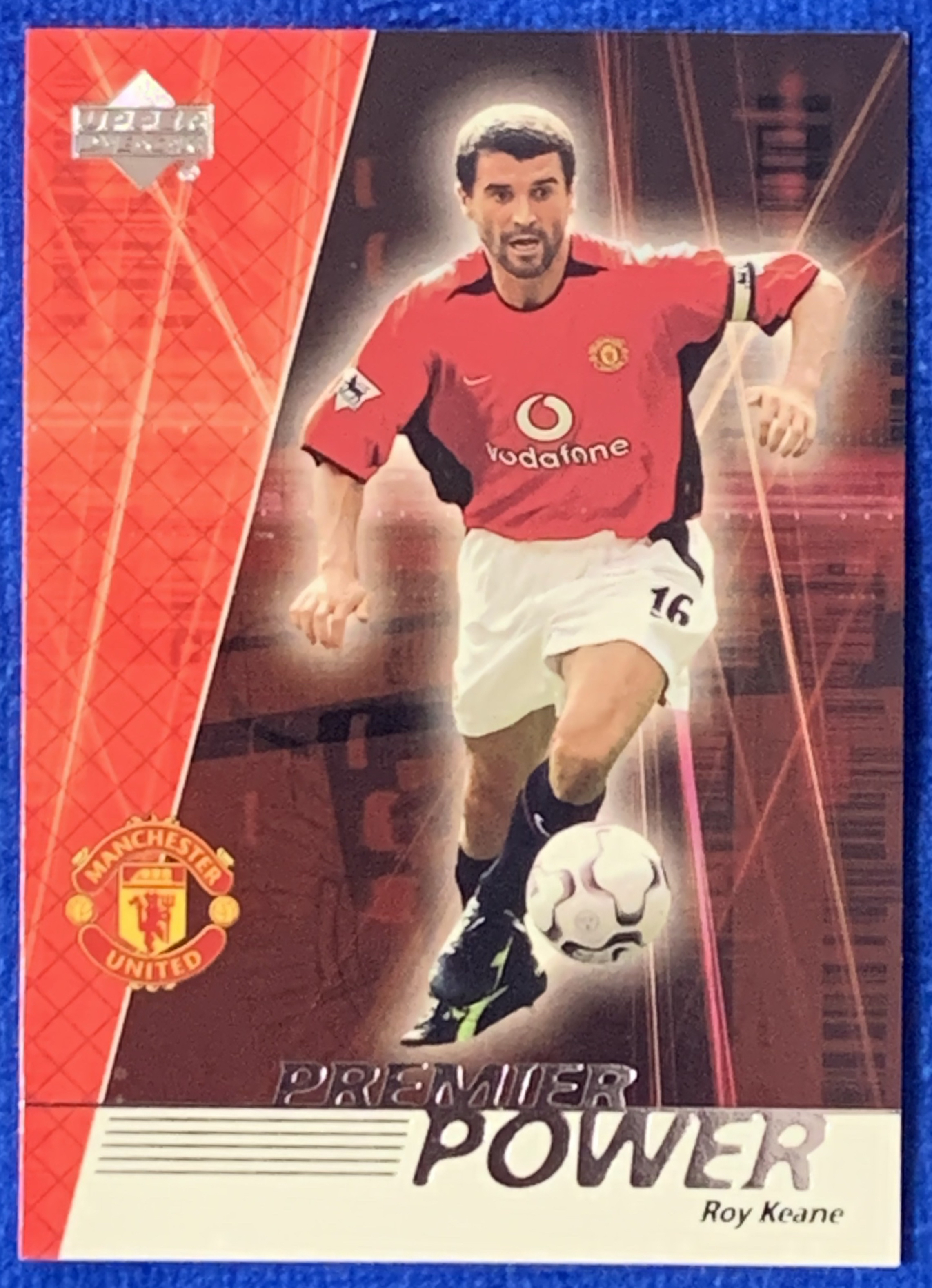 2002 Upper Deck Manchester United Keane 亚德 英超力量特卡 曼联铁血队长 基恩 三冠王 爱尔兰Ireland 经典老卡 近乎绝版 不保卡品ebay有价