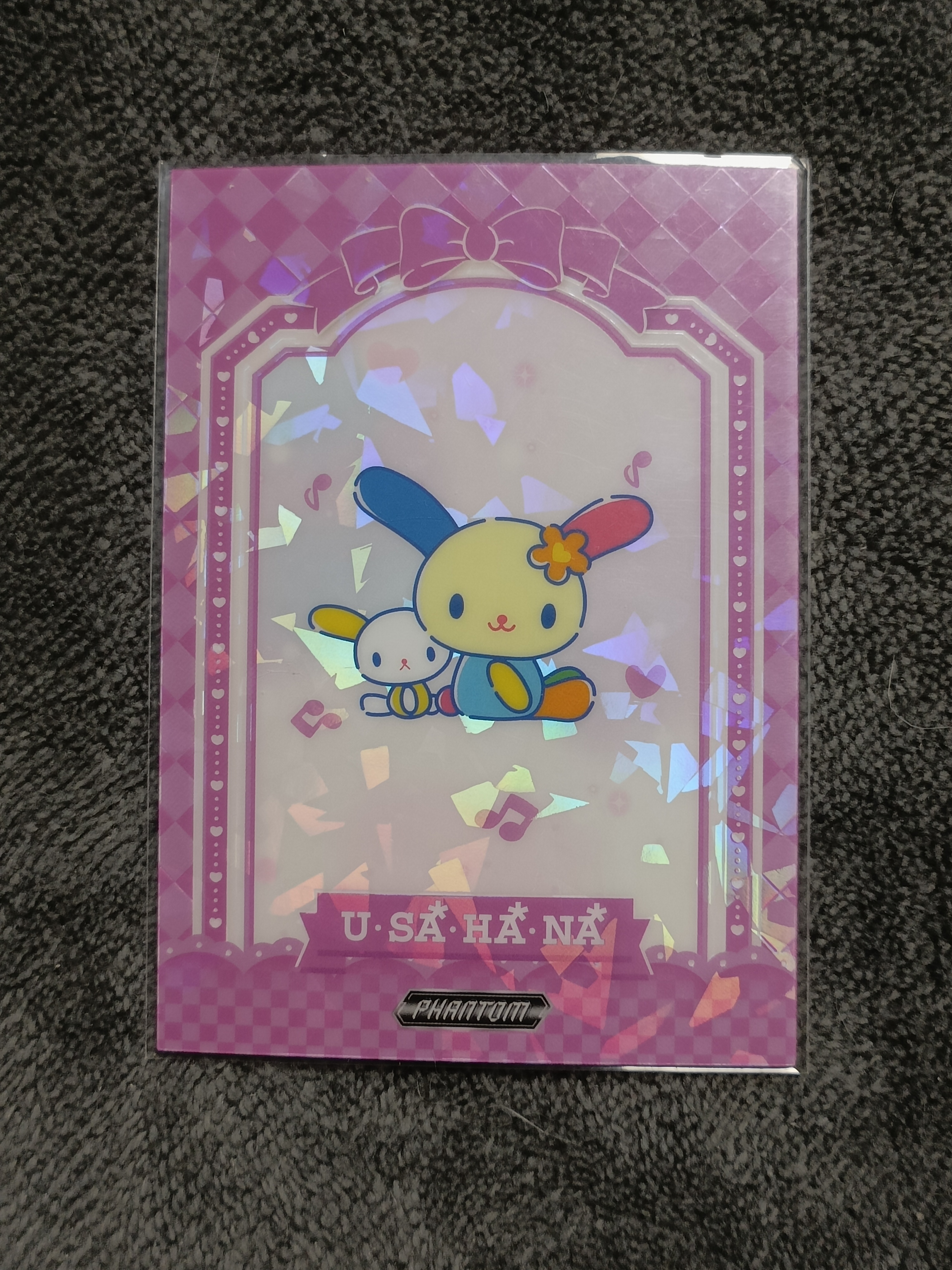 2023 Kakawow PHANTOM 三丽鸥家族系列收藏卡 U.SA.HA.NA 花小兔 【谦谦拍卖】PSA-IPU-05 紫折074/115编 秋鹿