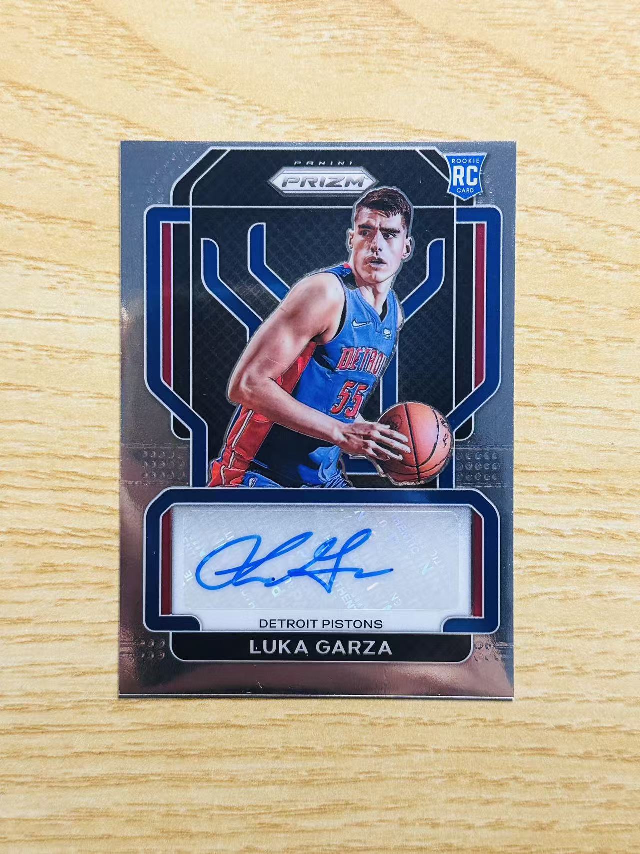 2021-22 Panini Prizm Luka Garza RC 卢卡 加尔扎 PZ 签字 活塞 新秀