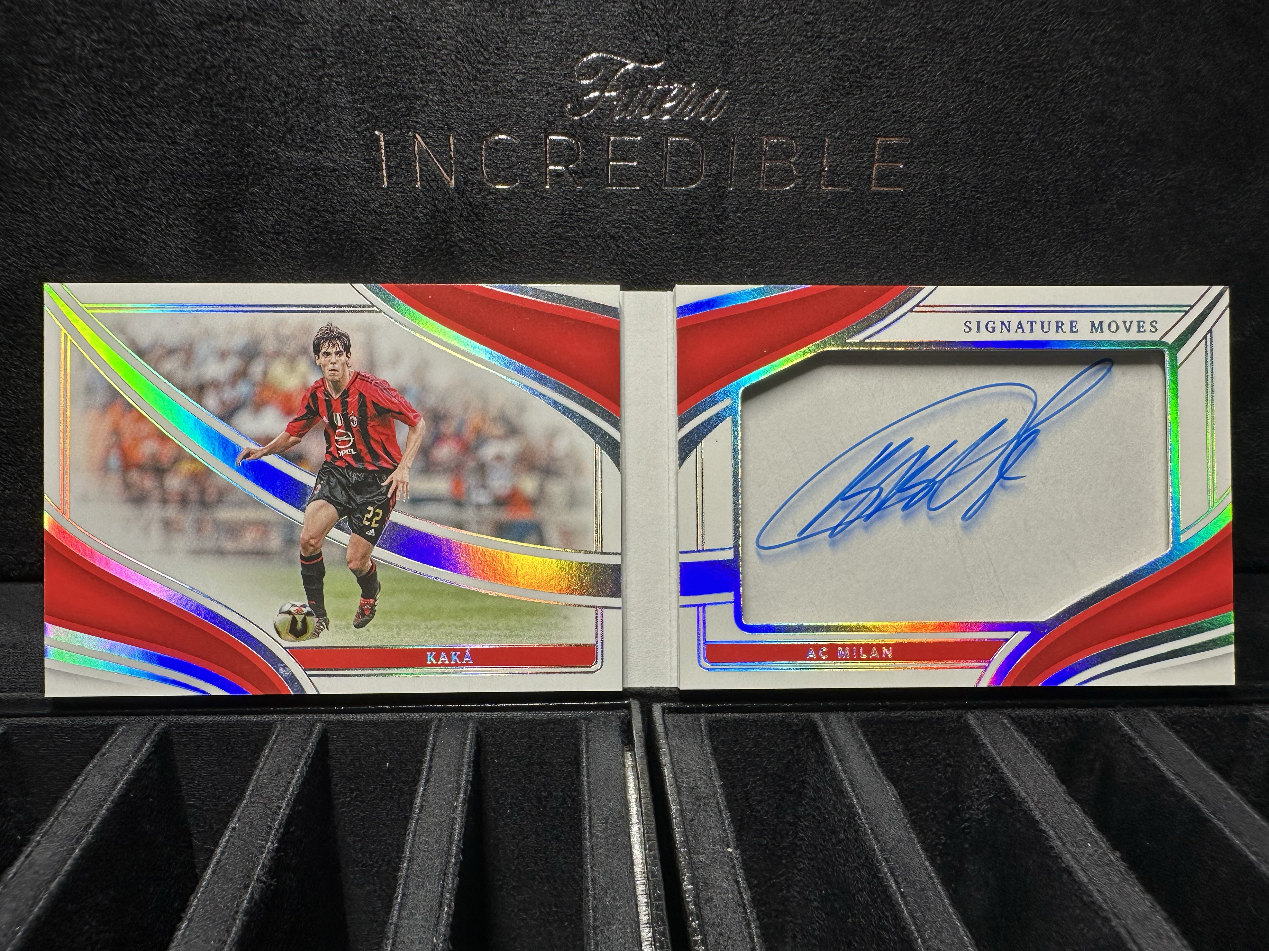 2024 Panini Immaculate Kaká 卡卡/99编小书签字 墨迹清晰完美签 招牌动作 AC米兰选图爱咪咪系列A签 卡品如图送砖 皇马巴西大罗小罗C罗队友金球先生欧冠世界杯 颜值天花板