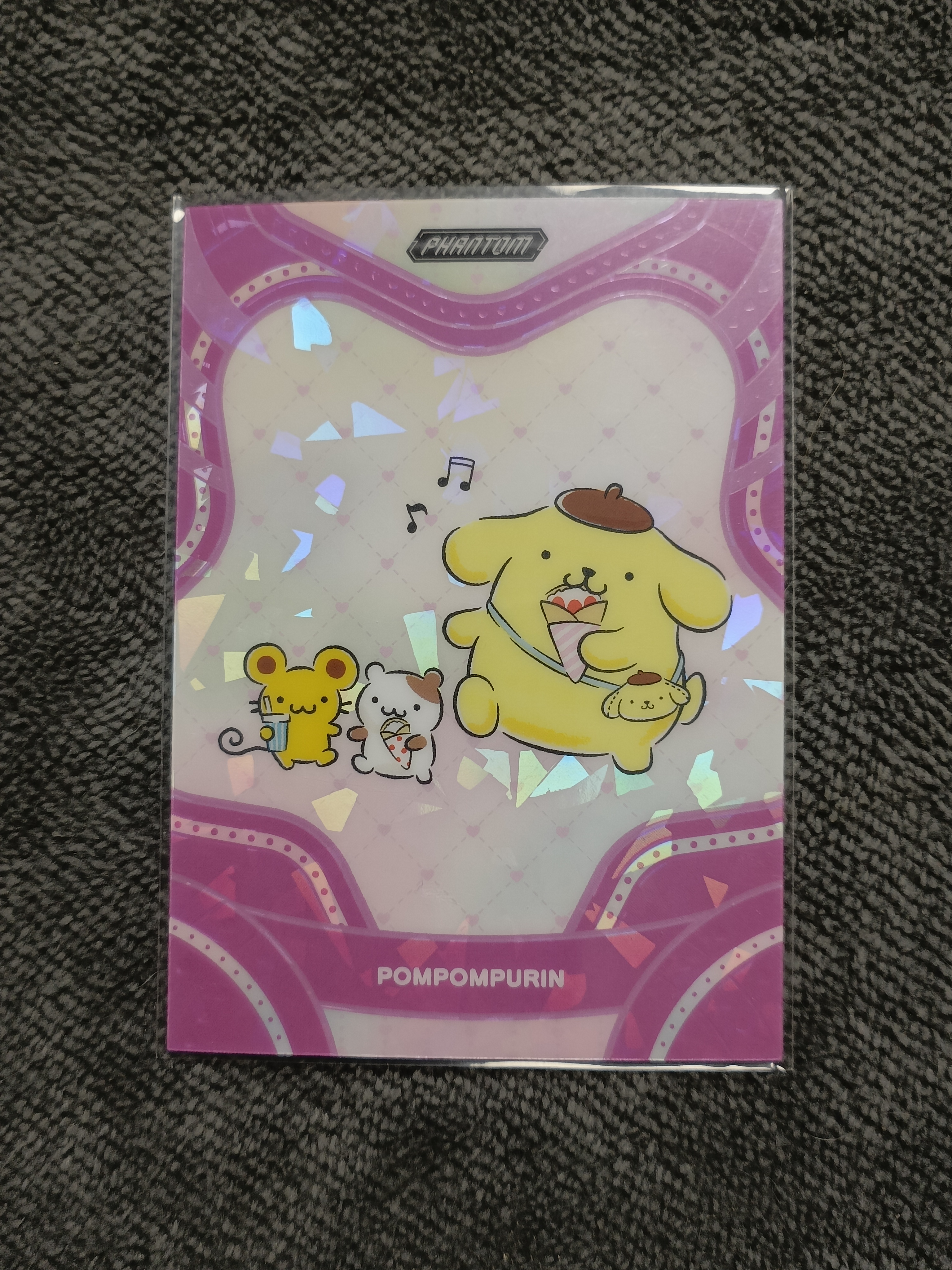 2023 Kakawow PHANTOM 三丽鸥家族系列收藏卡 POMPOMPURIN 布丁狗 【谦谦拍卖】PSA-IPU-32 紫折 047/115编 秋鹿