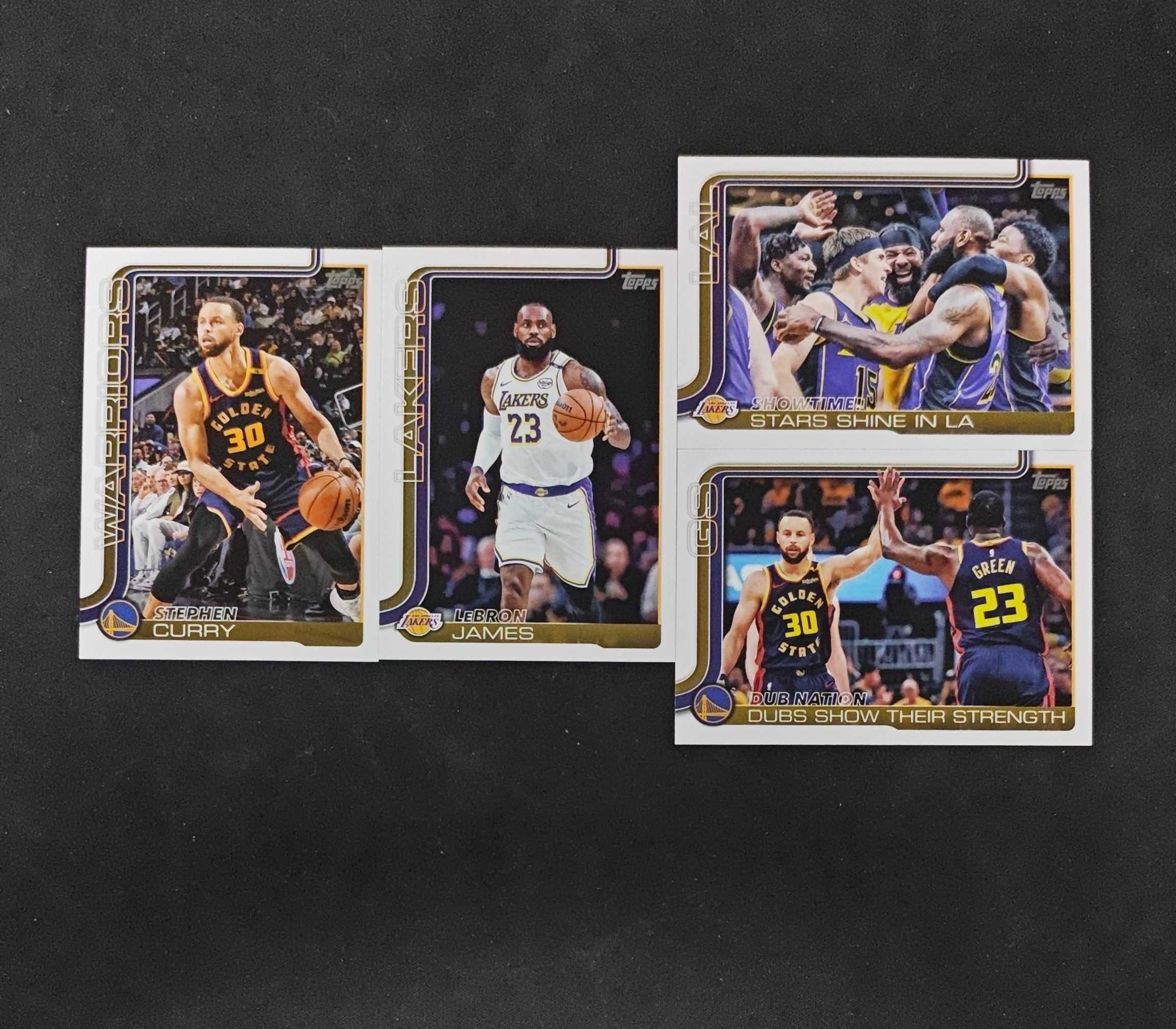 2025-26 Topps Flagship LeBron James 【SC拍卖】勒布朗詹姆斯 库里 勇士 湖人 base lot 收藏必备(兔哥)