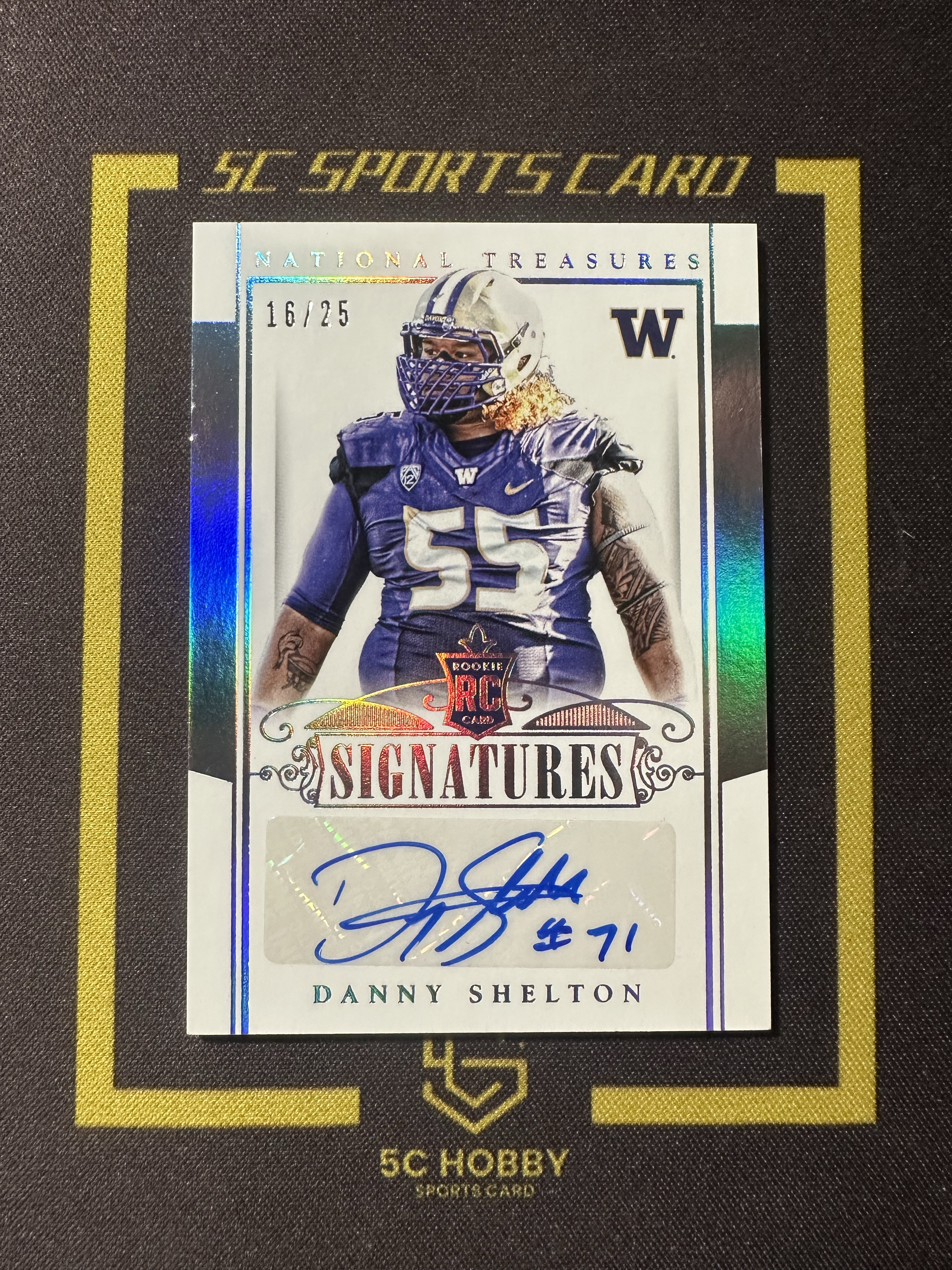 【主演出卡】 2015 panini 国宝 national treasures 橄榄球 Danny Shelton 16/25 卡品如图