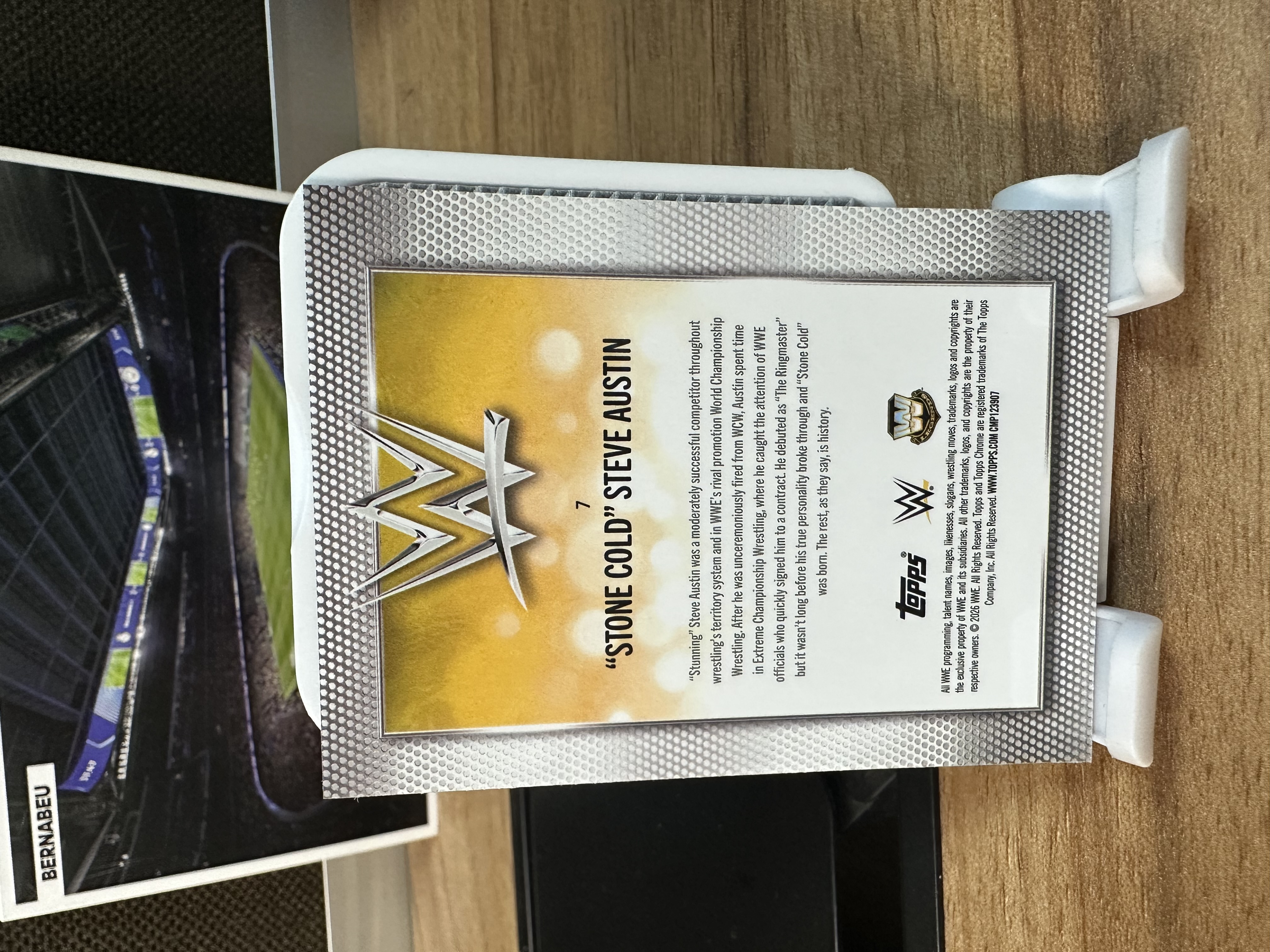 2026 Topps Chrome Stone Cold Steve Austin 冷石 150编 蓝碎折