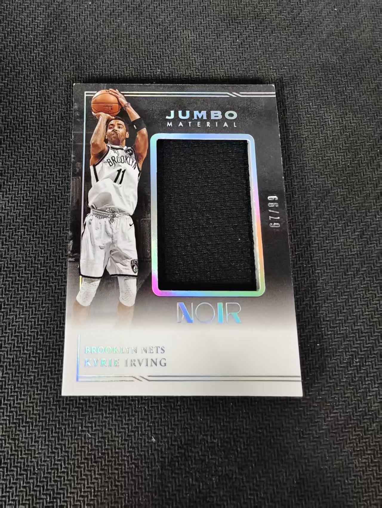 【可合并,不累计】Kyrie Irving 凯里欧文 2020-21 Noir 诺尔 /99编带编限量 球衣料实物料 大窗切割 篮网队 欧神仙 德鲁大叔 边角瑕疵