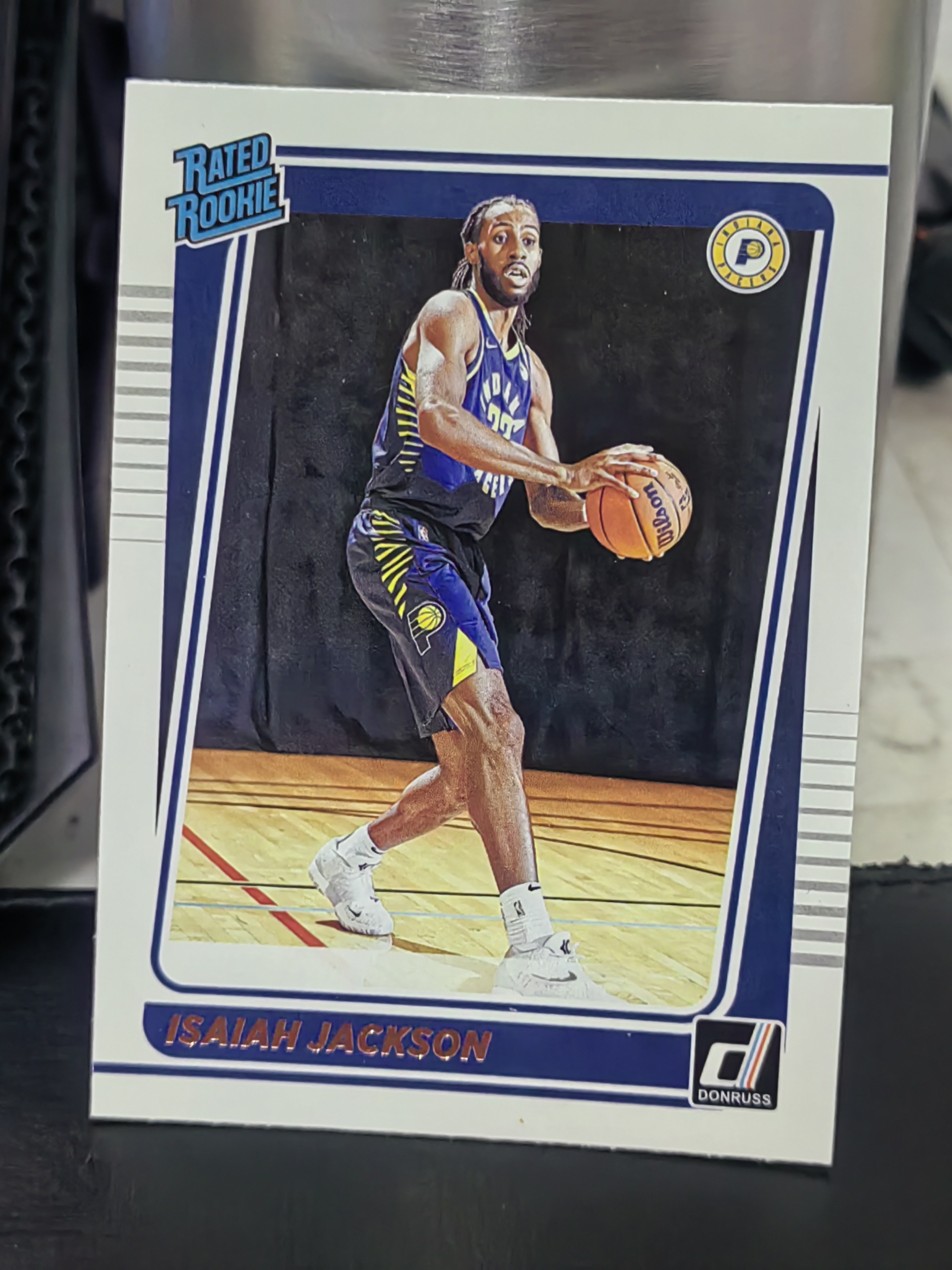 2021-22 Panini Donruss Isaiah Jackson RC 杜蕾斯 以赛亚 杰克逊 步行者 新秀 篮 白边白角 不保卡品 卡品如图